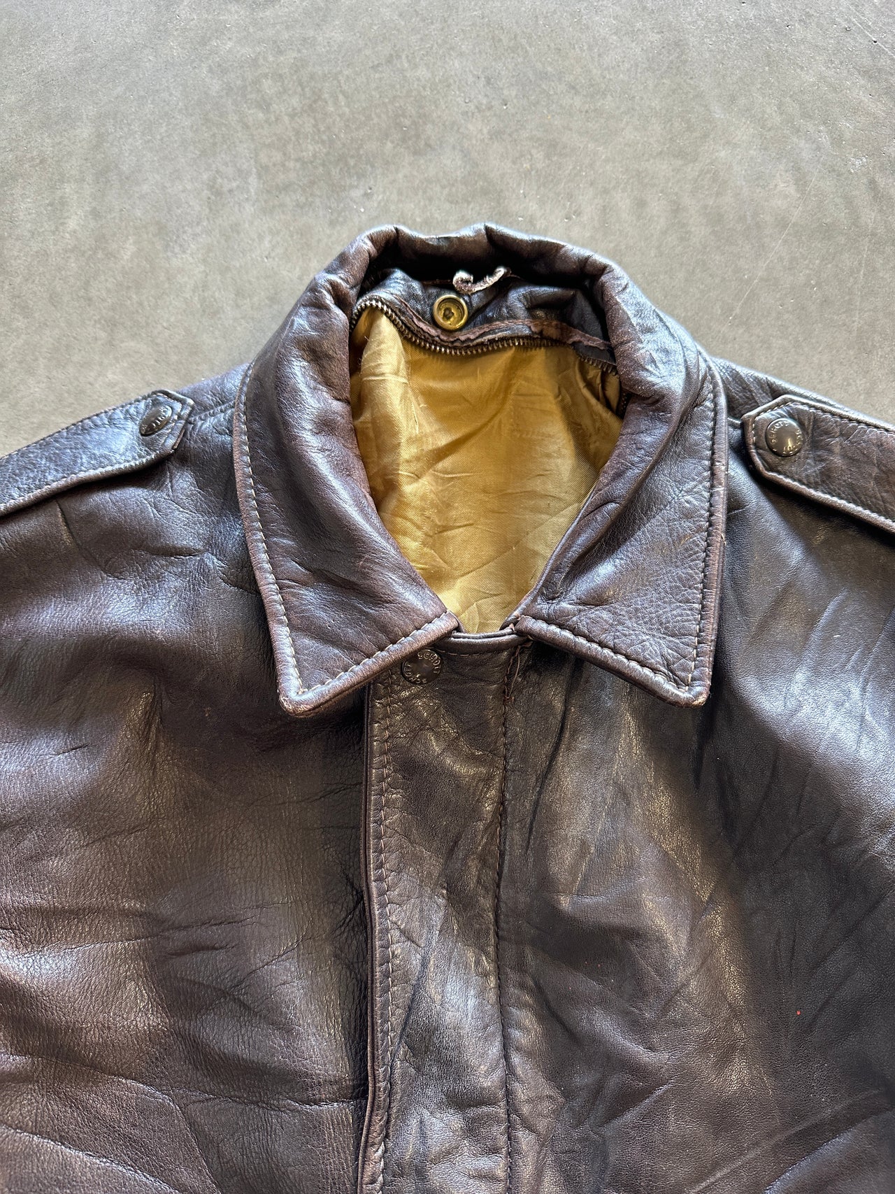1960s Schott leather Jacket (M)