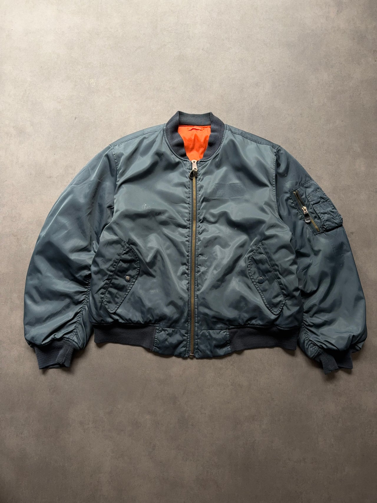 1990s MA-1 reversible Bomber Jacket (XL)
