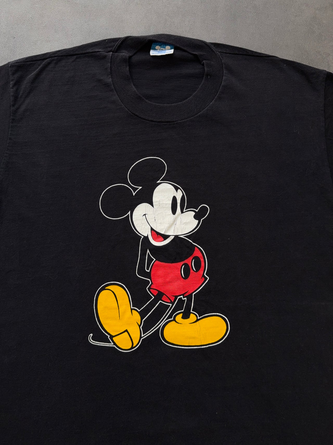 1990s Black Mickey Mouse tee (XL)
