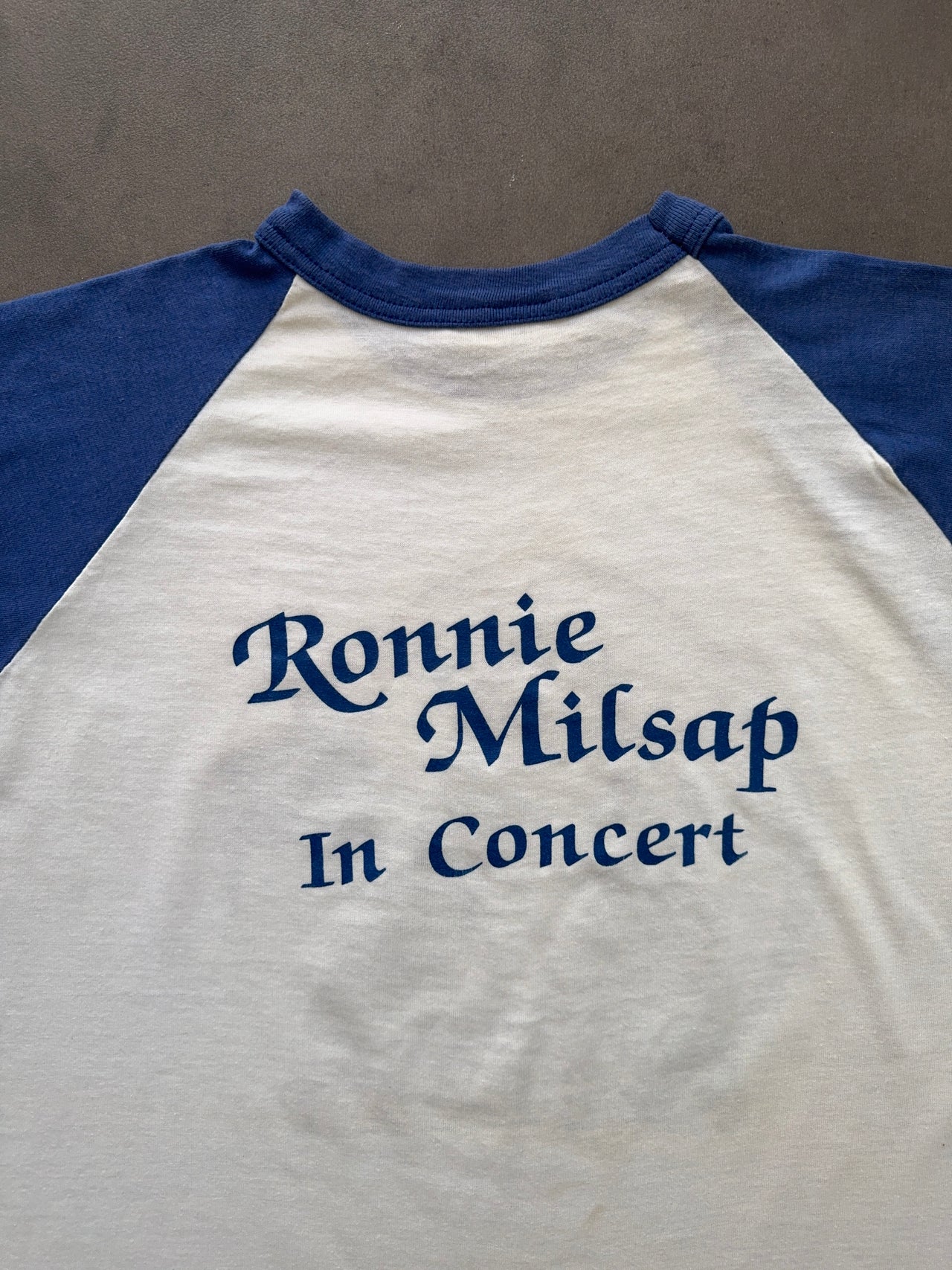 1970s Ronnie Milsap raglan tee (L)