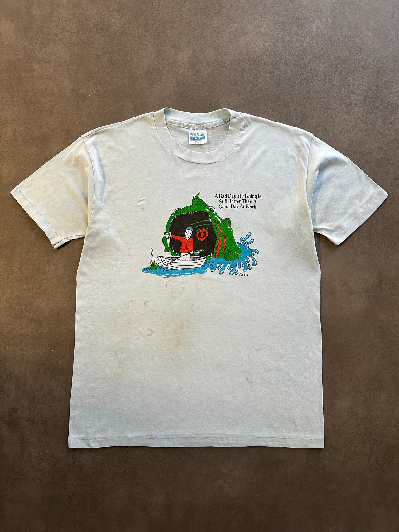 1980s Fishing tee (XL)