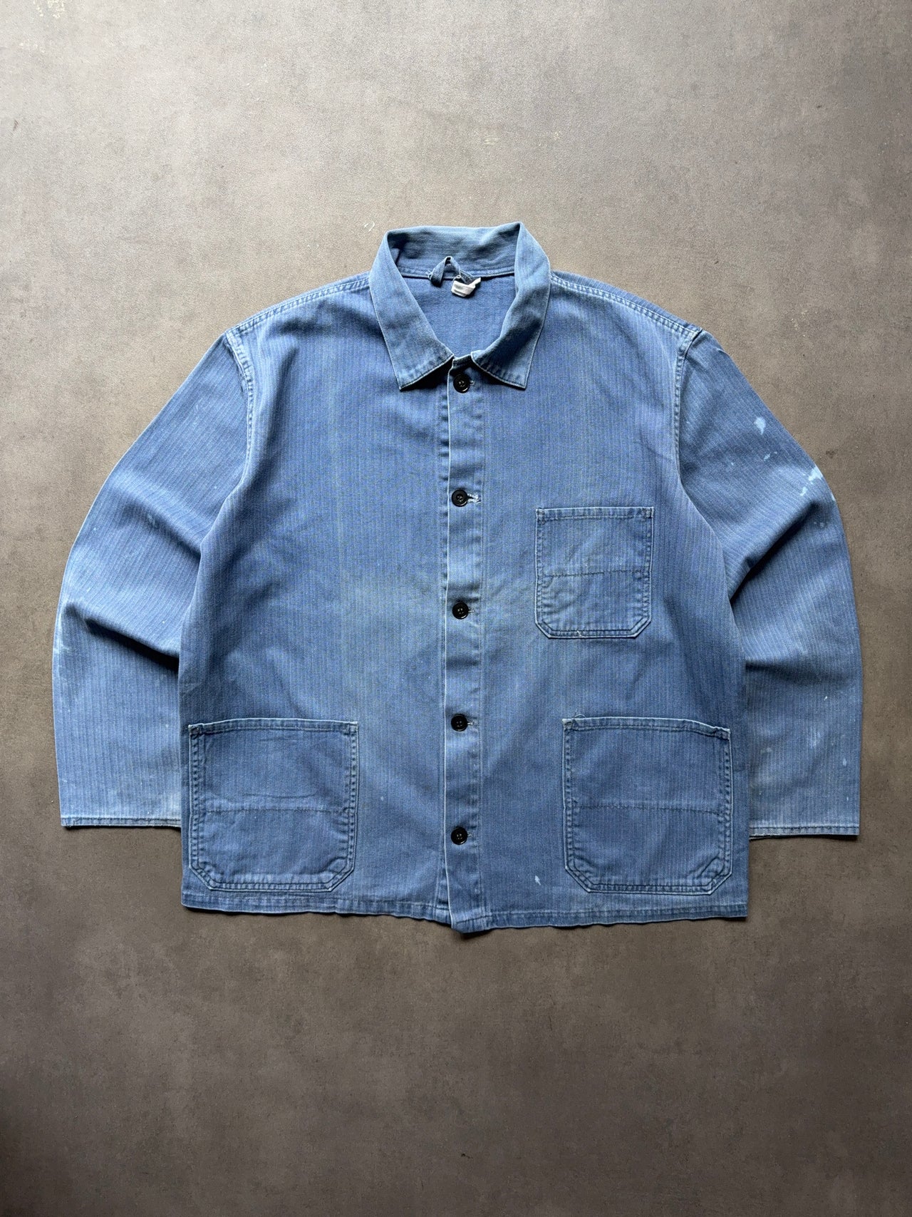 1970s faded French Work Shirt (M)