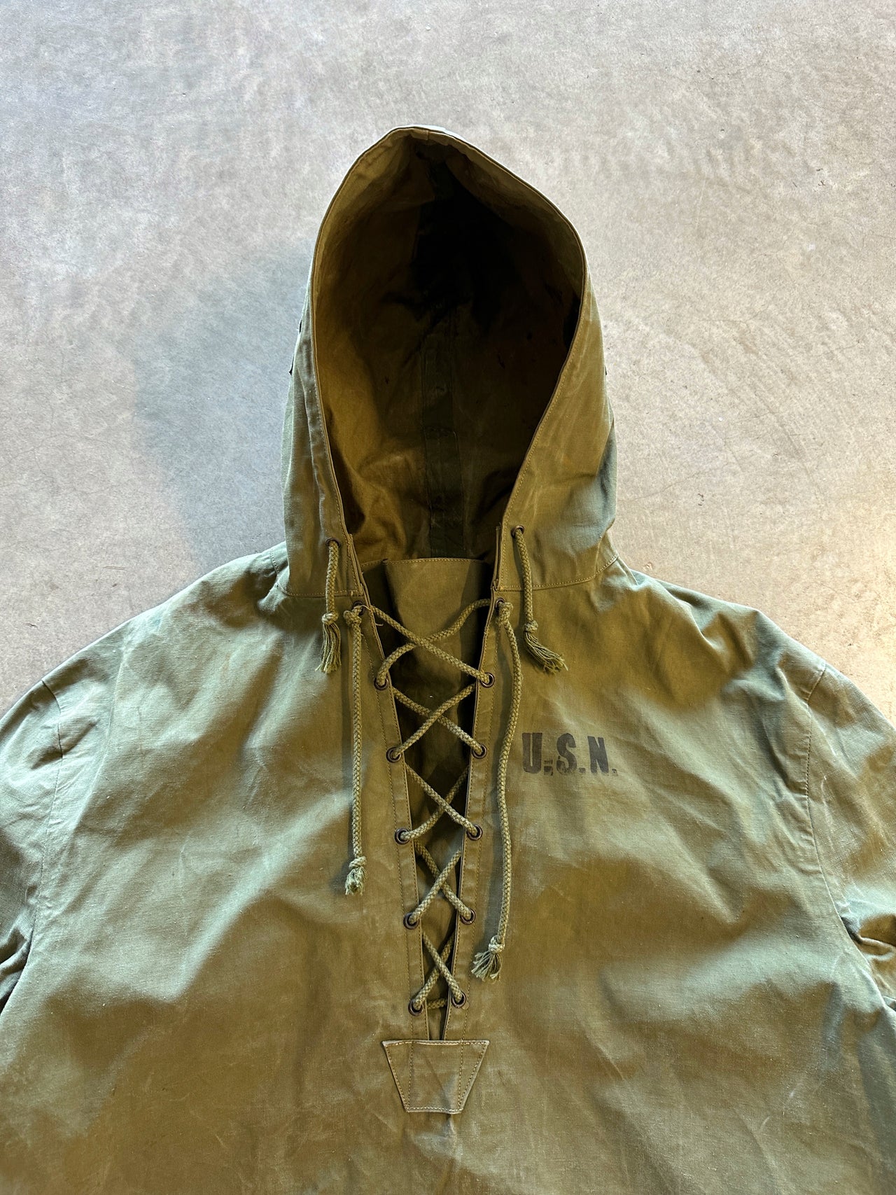 1940s U.S.N. N-2 Rain Parka Jacket (M)