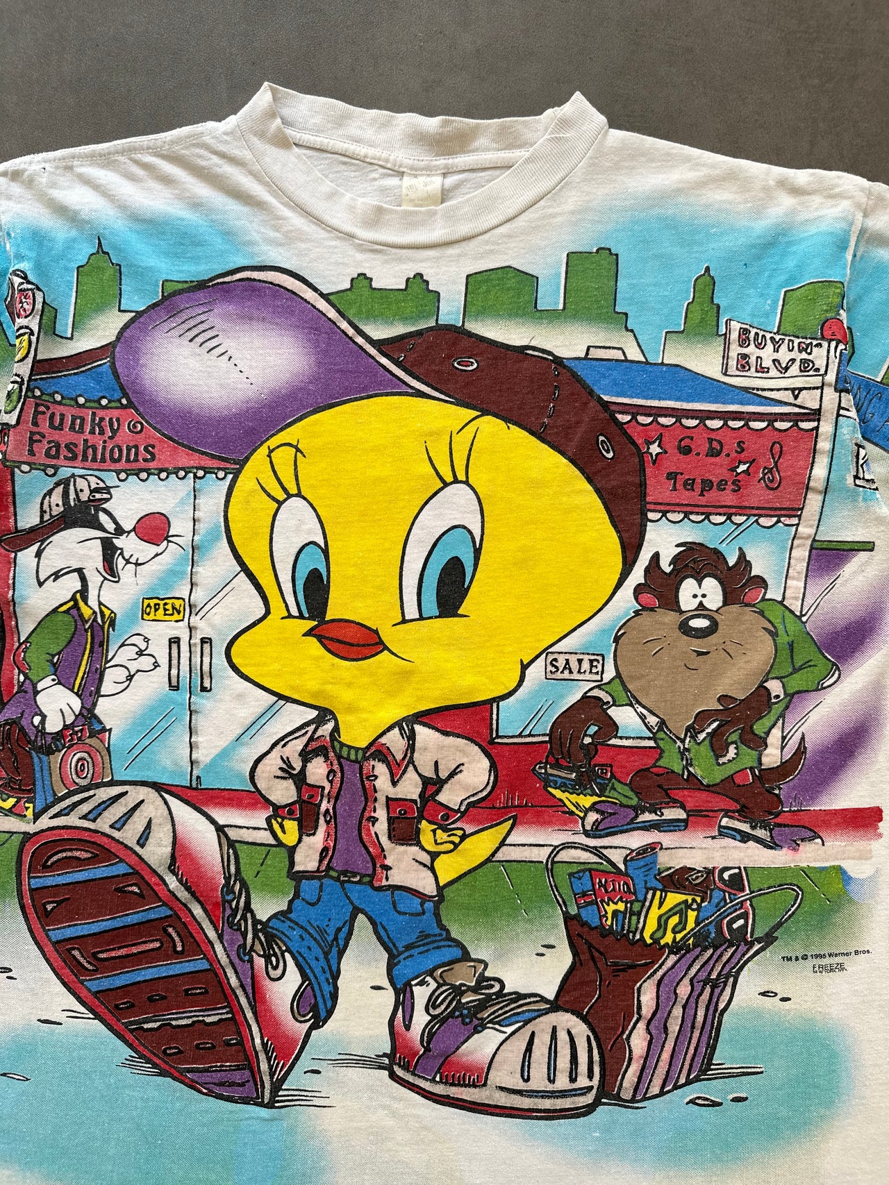 1990S TWEETY LIFE'S SO COOL TEE (L)