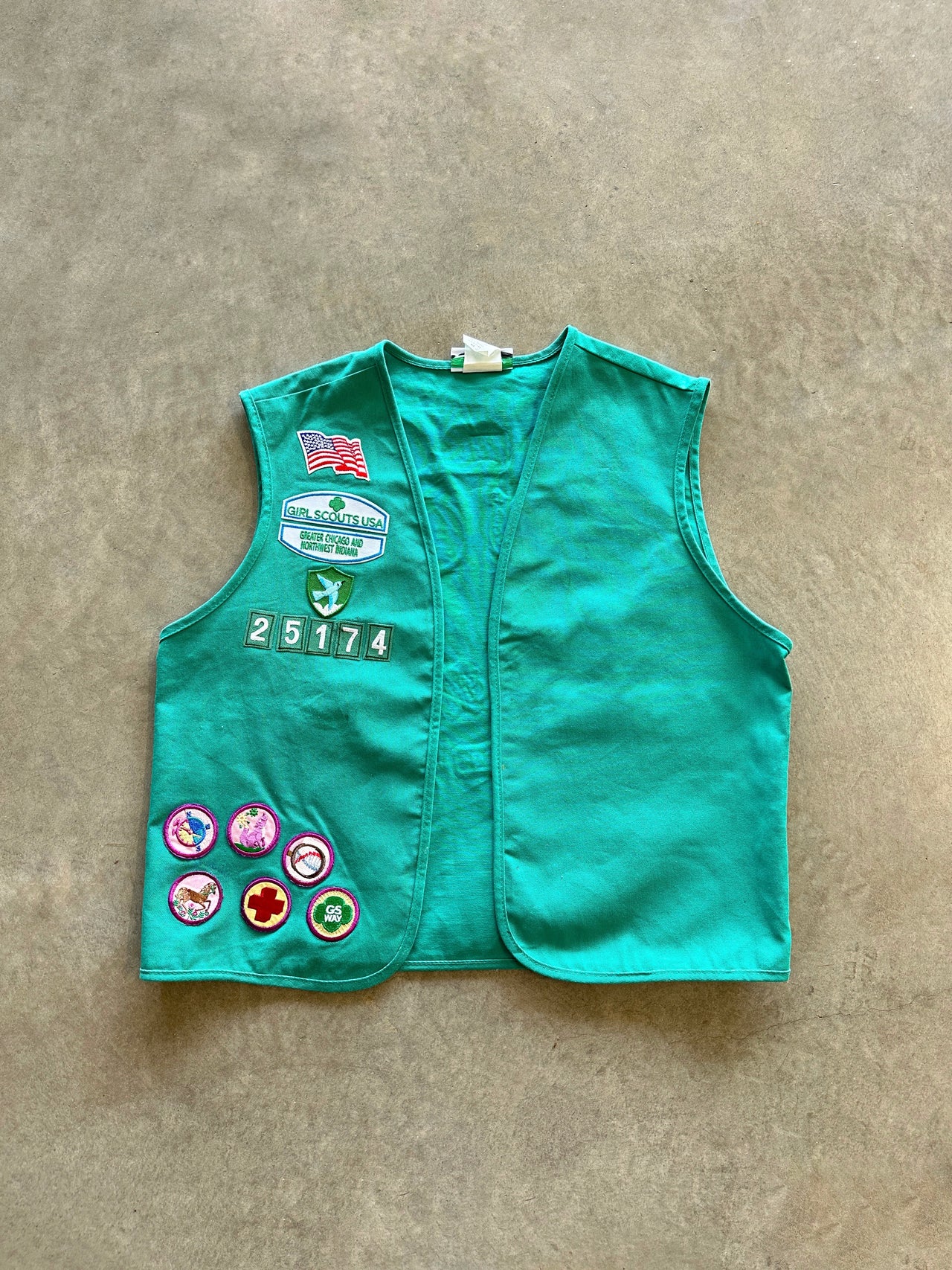 2000s scout vest (S)
