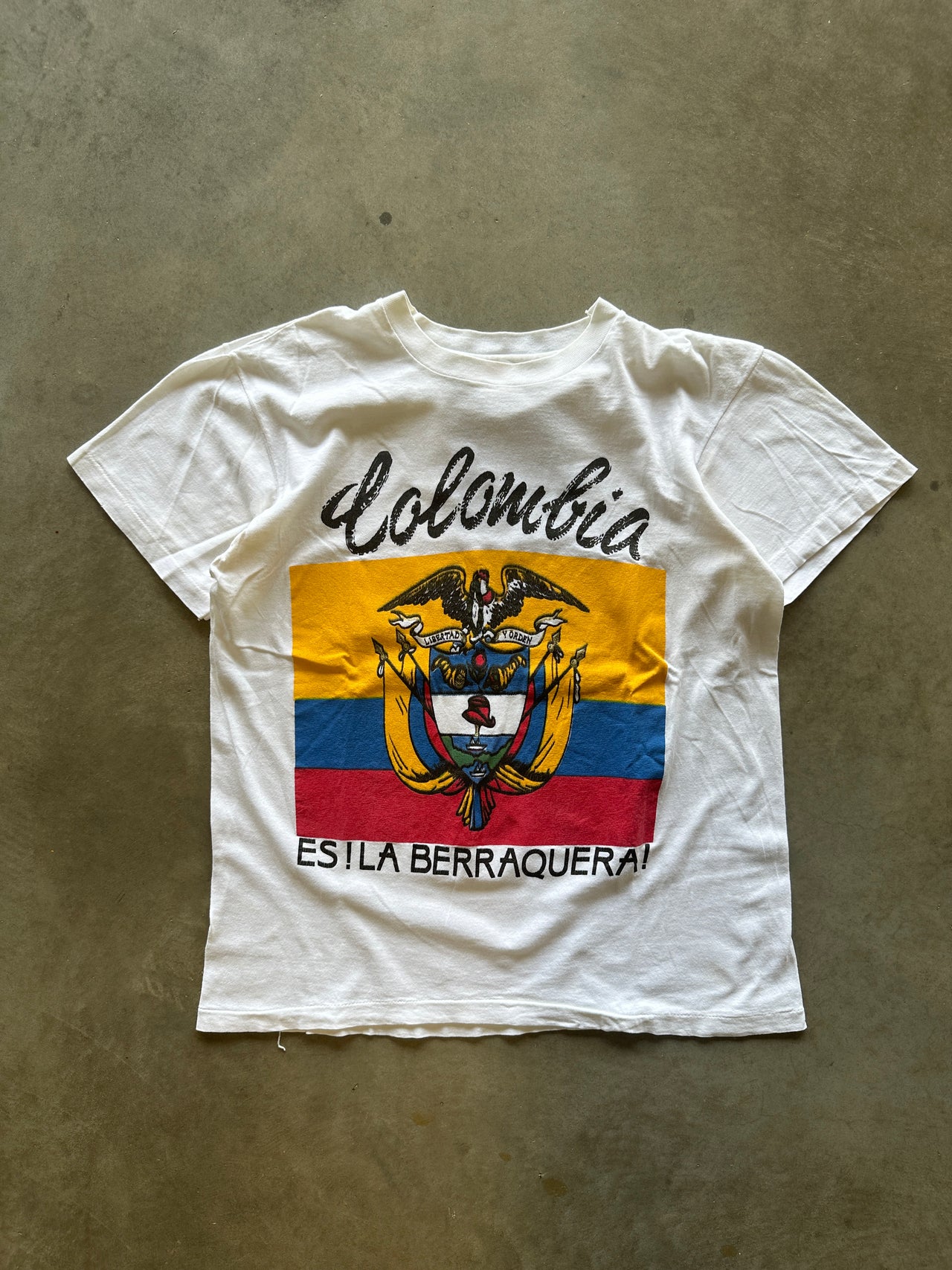 80s Colombia single stitch tee (M)