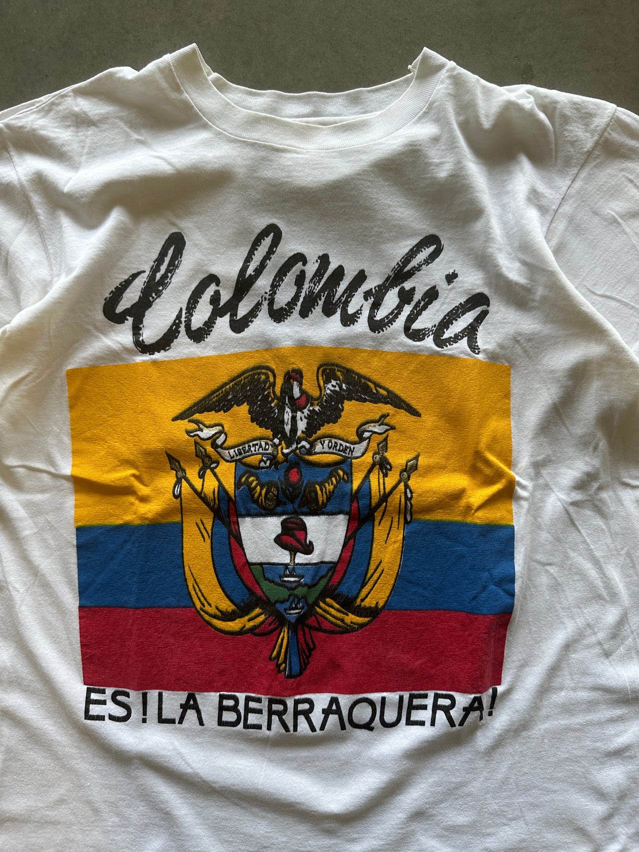 80s Colombia single stitch tee (M)