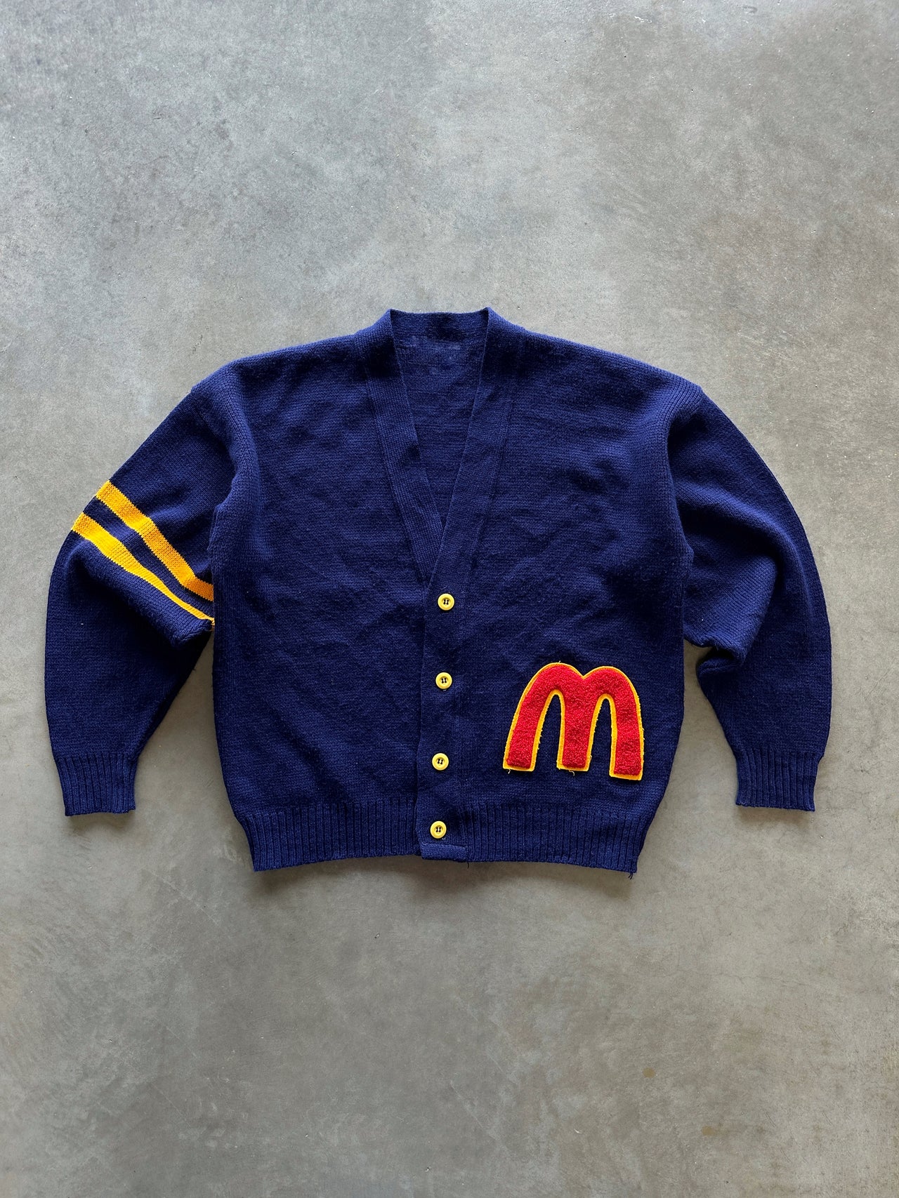 80s Mcdonald's cardigan (M)