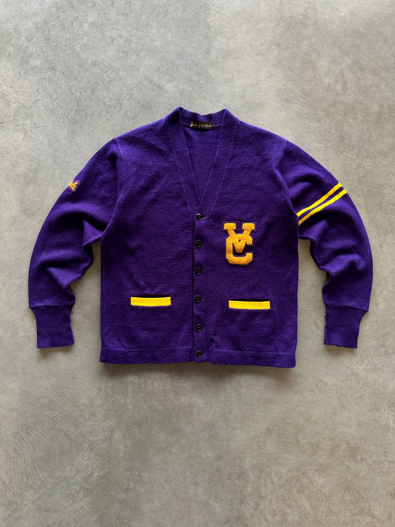 70s Vancouver high school cadigan (M)