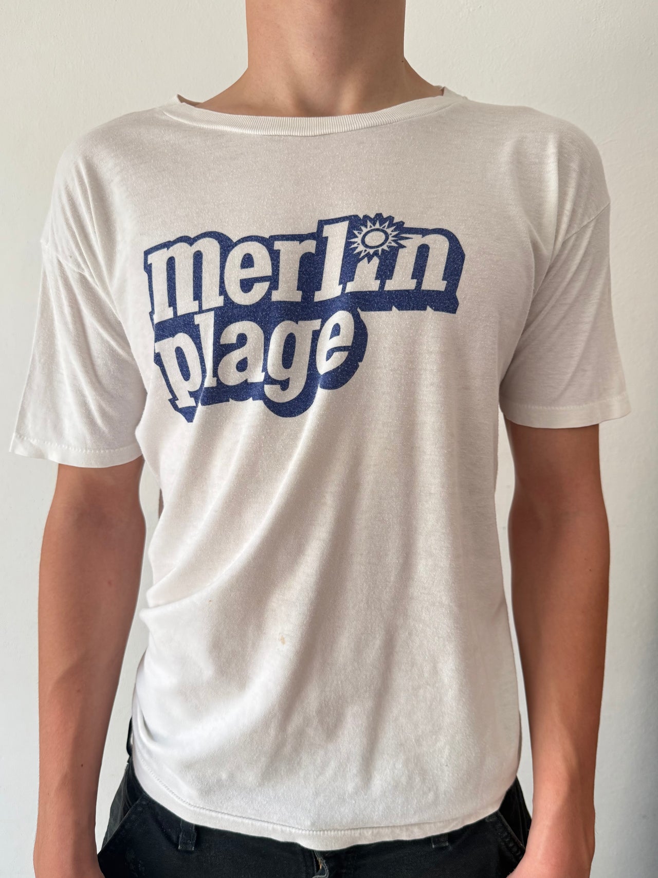 1980s Merlin Plage tee (L)