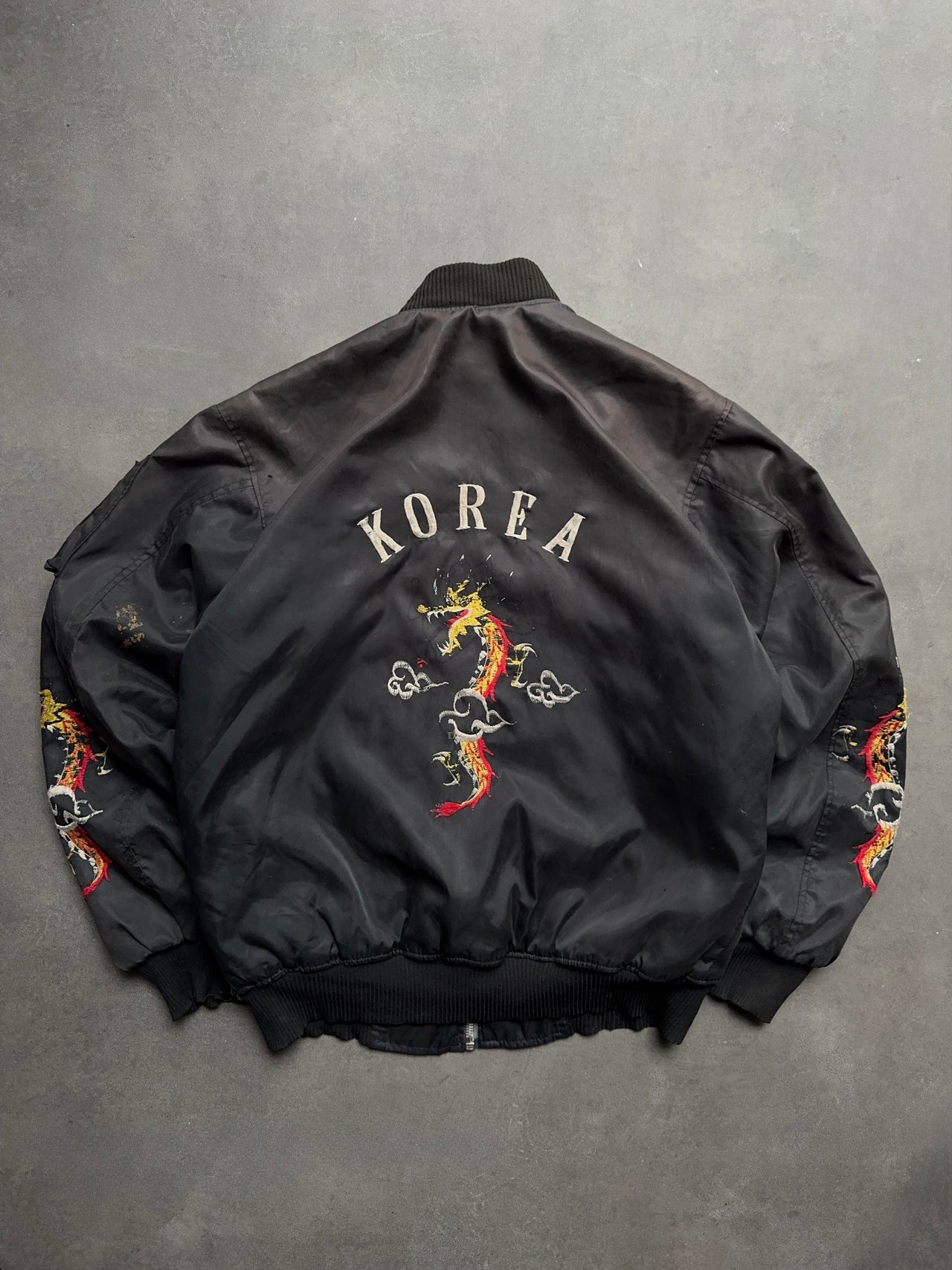 1980s MA-1 reversible souvenir Bomber jacket (L)