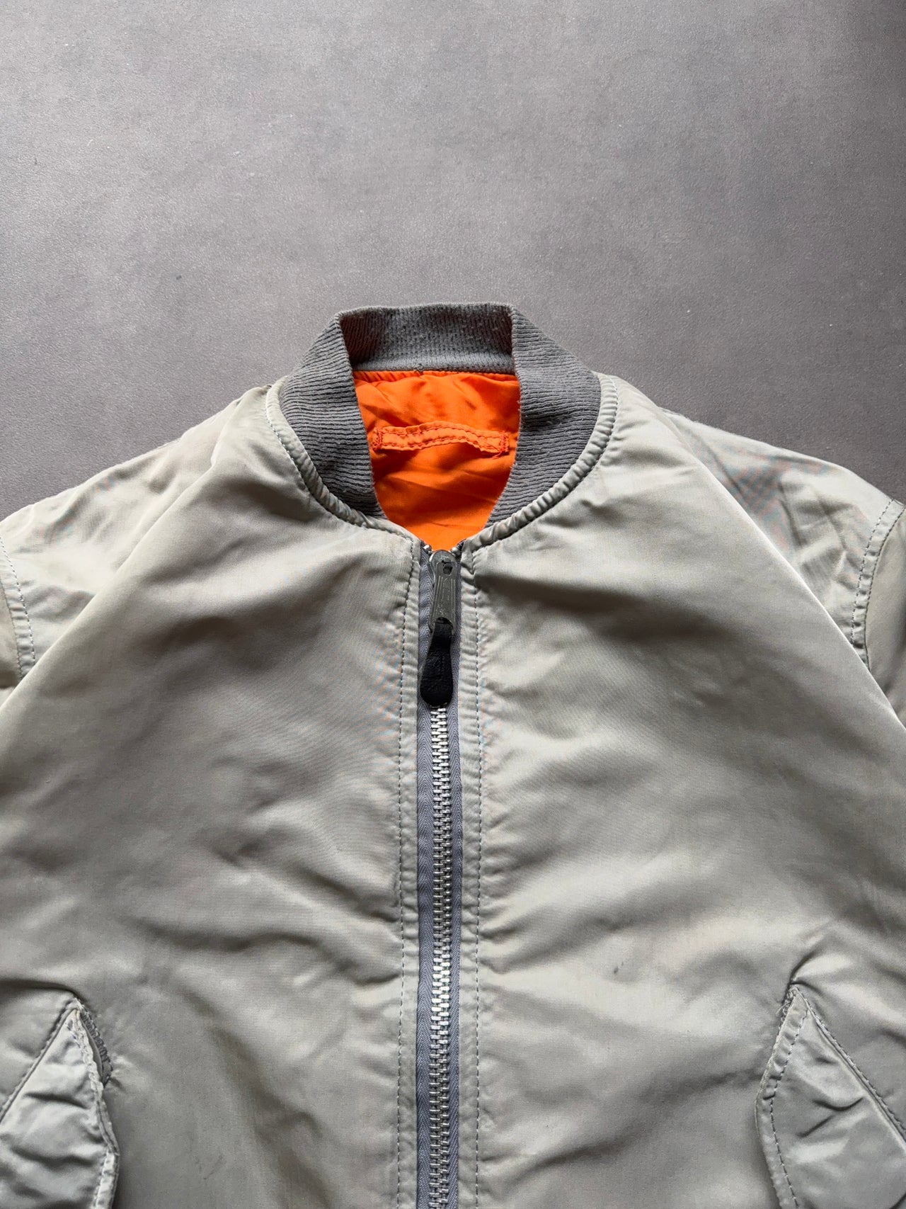 1980s MA-1 REVERSIBLE BOMBER JACKET (M)