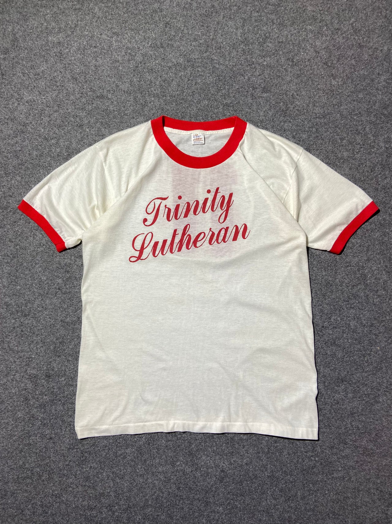 70s “Trinity Lutheran” single stitch tee (XL)