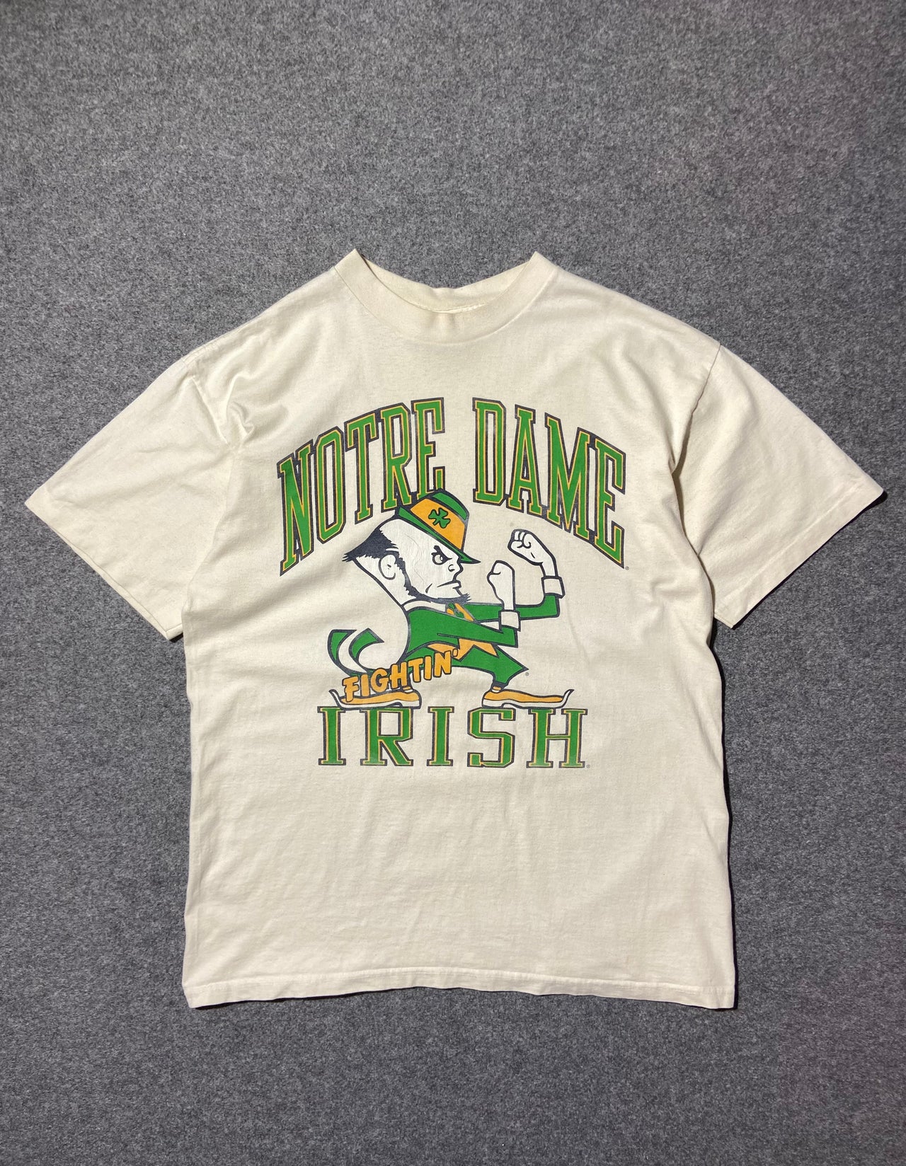 90s “Notre Dame Irish” single stitch tee (L)