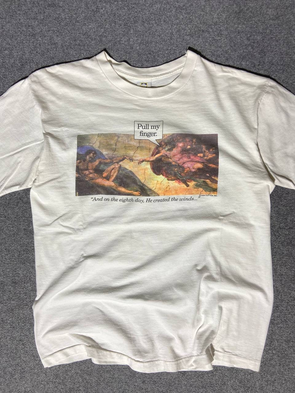 90s single stitch graphic tee (M)