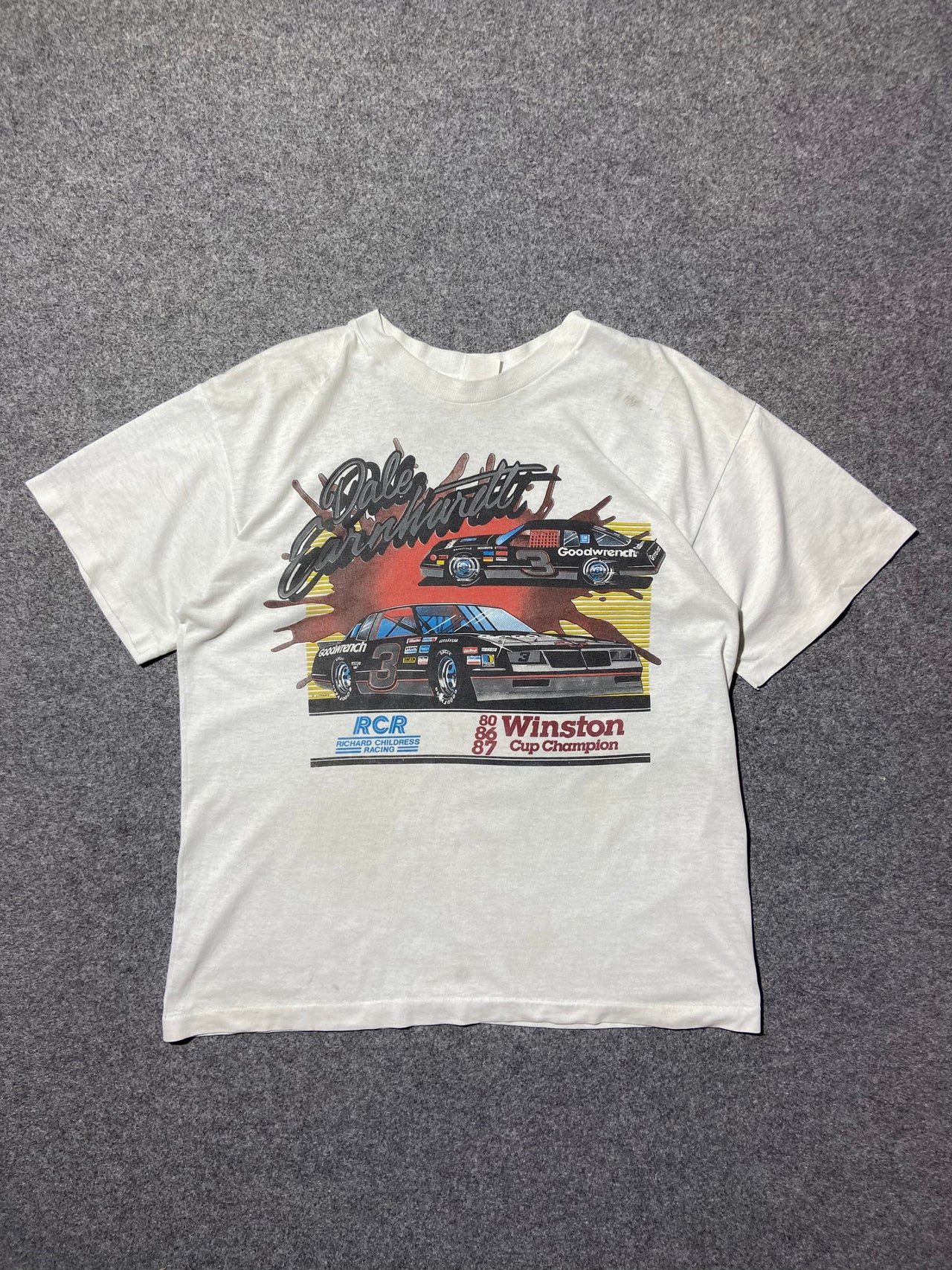 80s single stitch graphic tee (XL)