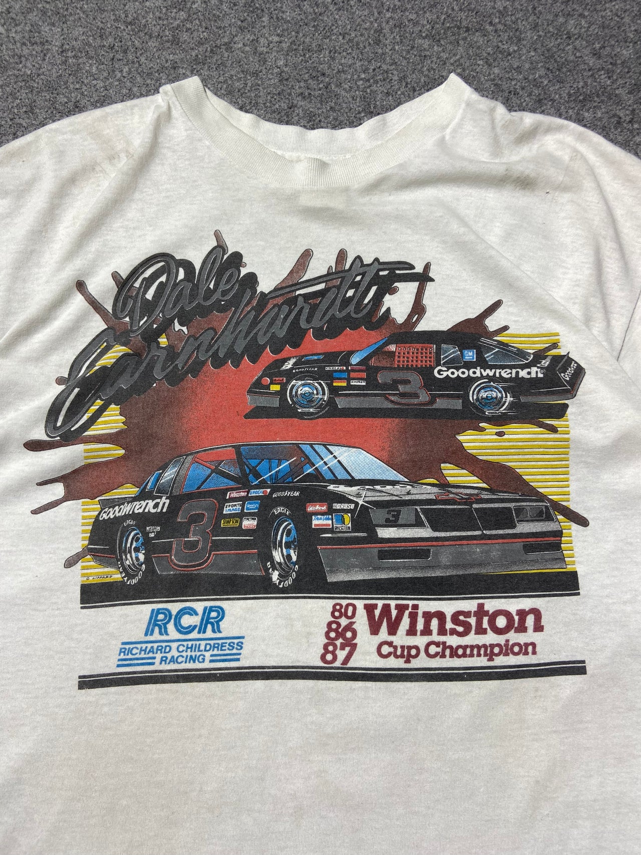 80s single stitch graphic tee (XL)