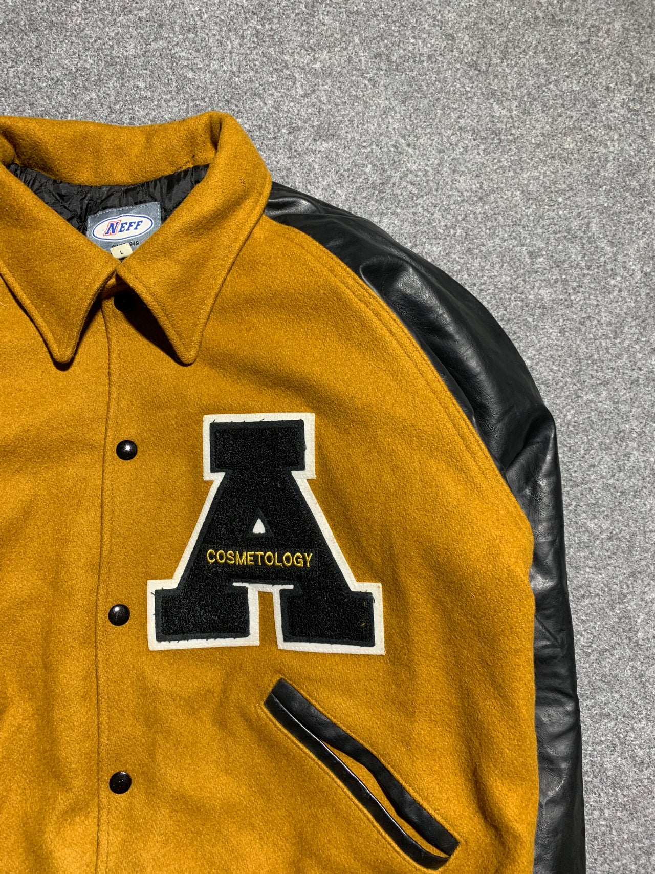 90s Neff Varsity Jacket Made in USA (L)