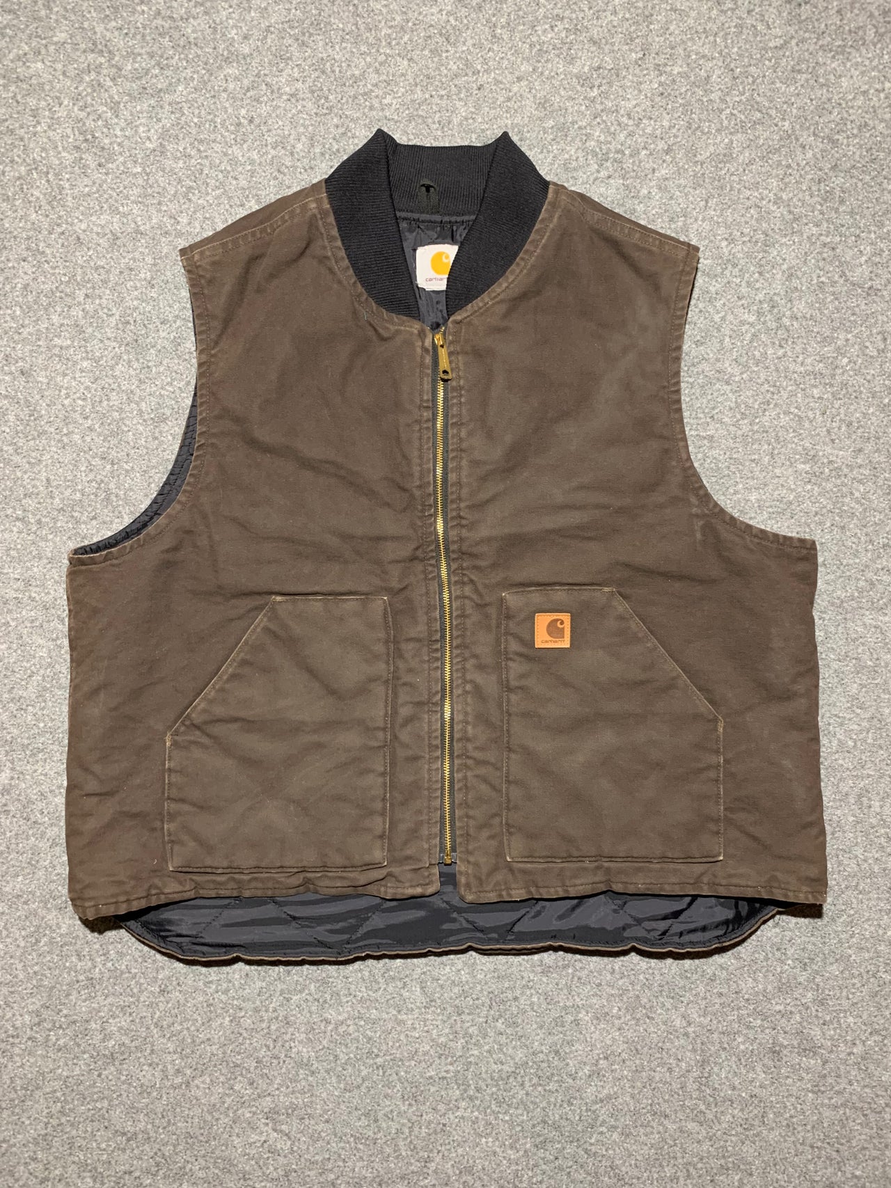 Carhartt rib collar vest