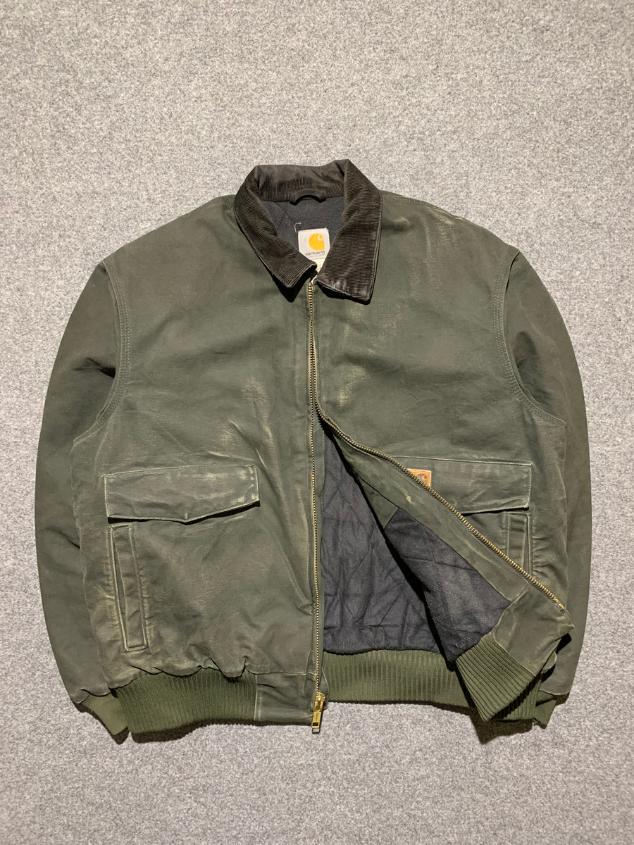Olive sales carhartt jacket