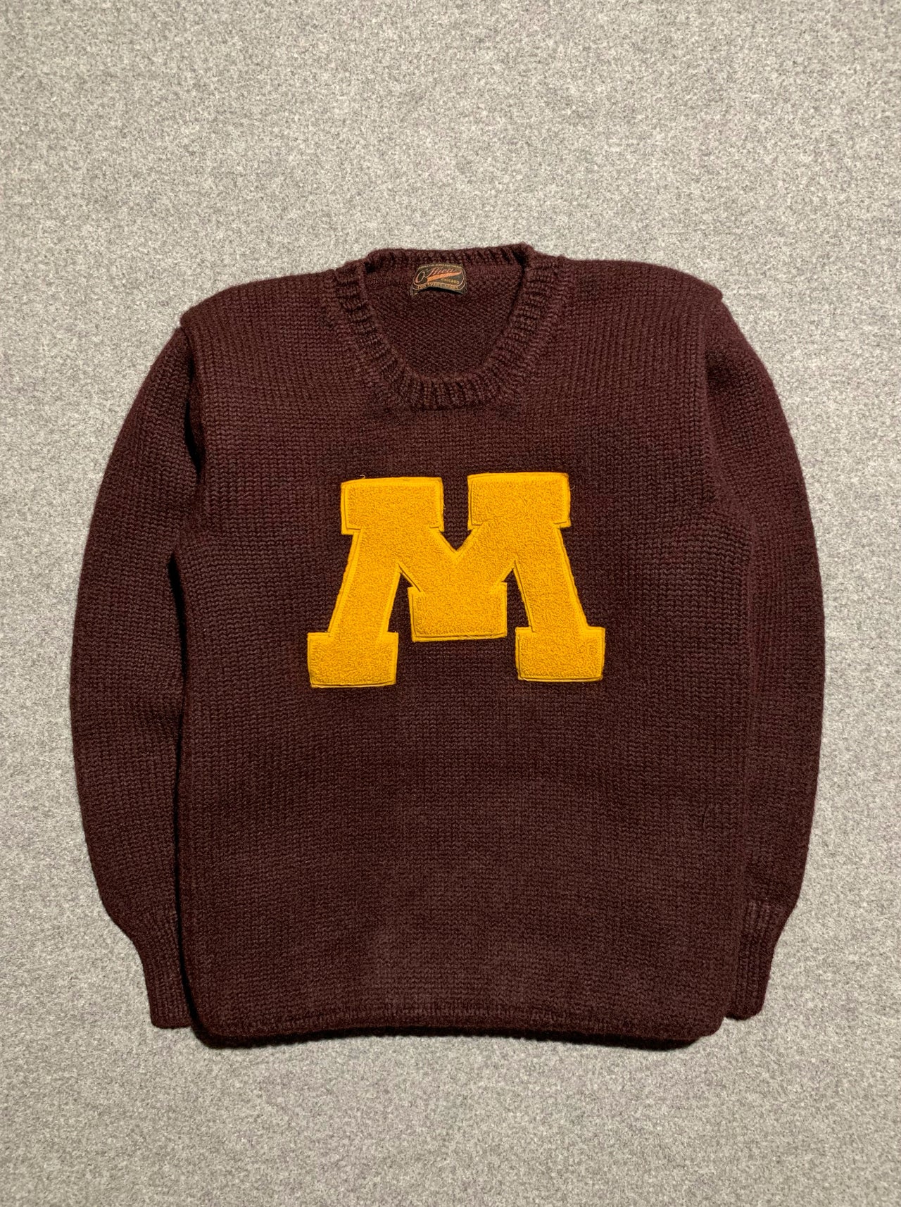40s Letterman Michigan Knit (M)