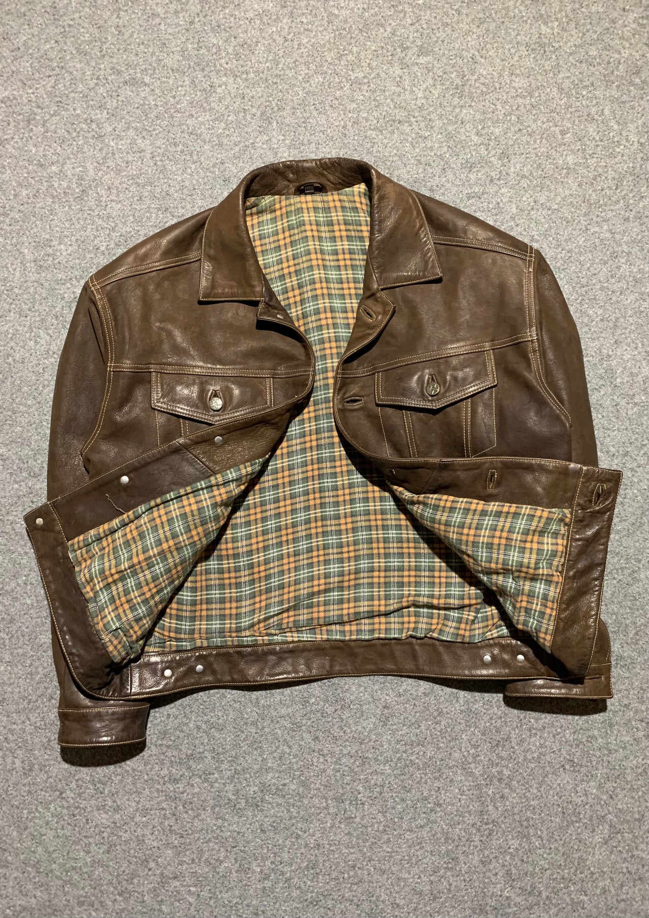 Vintage Leather Brown jacket