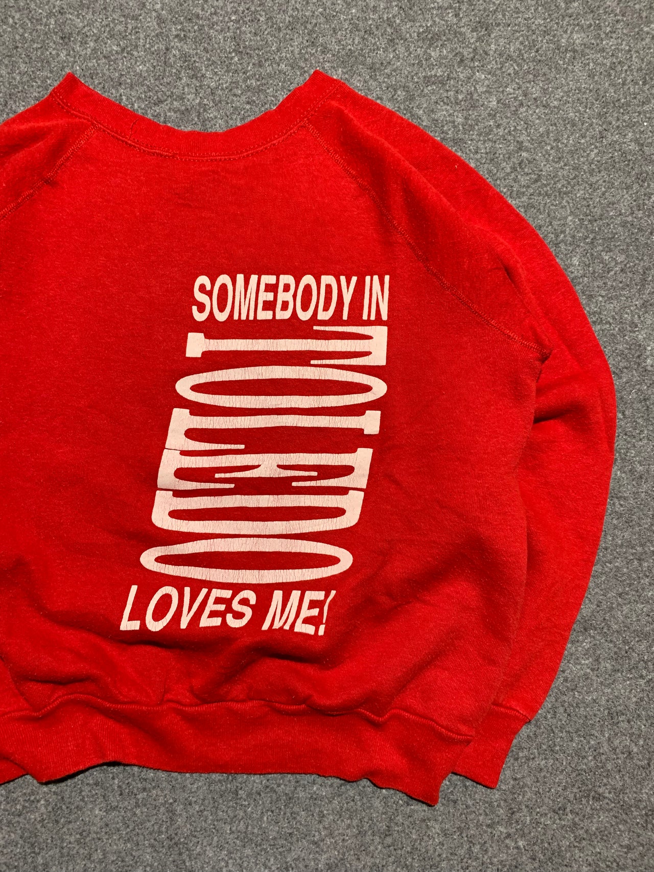 Red Made in USA Crewneck from 1980