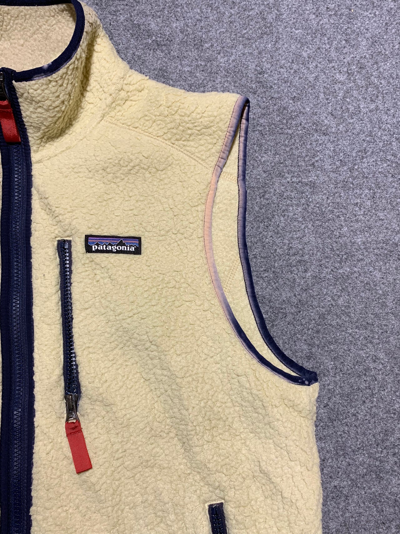 90s Patagonia cream vest Made in USA (M)