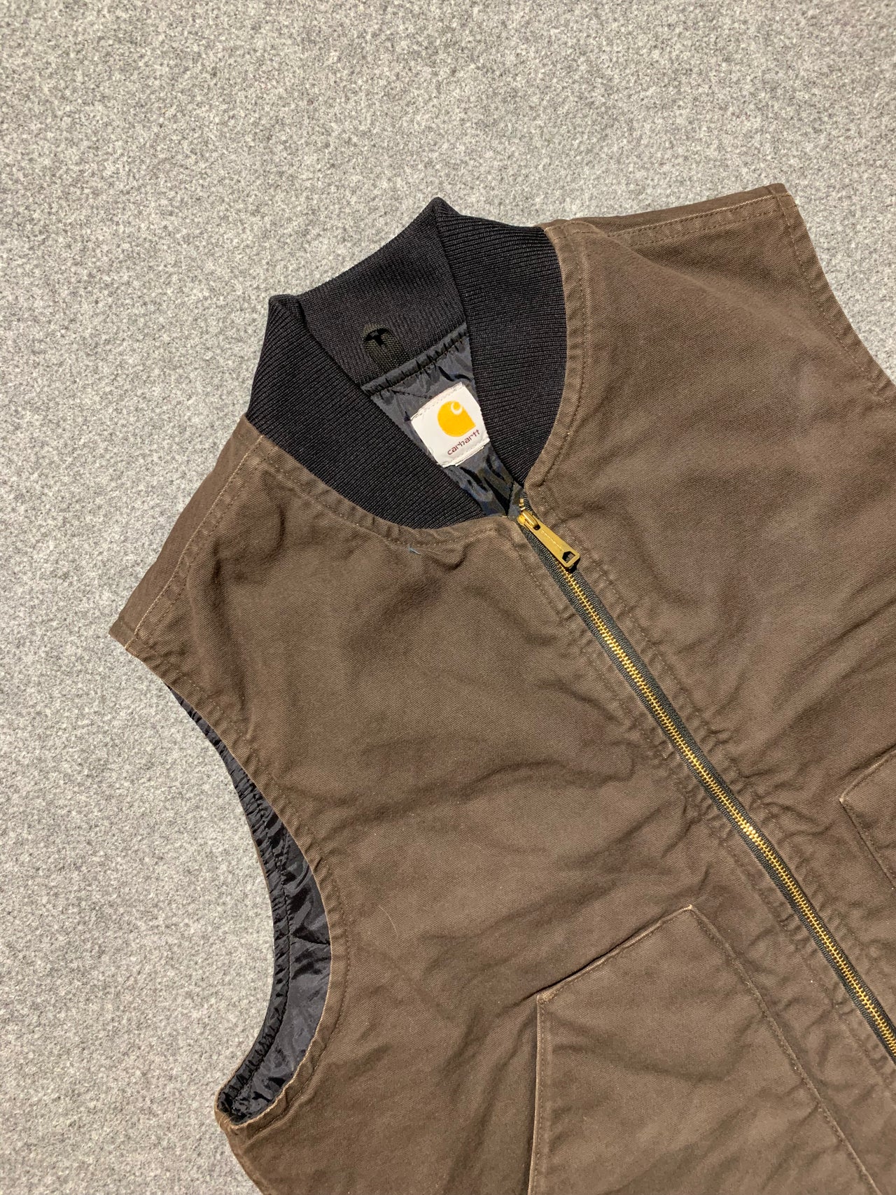 Carhartt rib collar vest