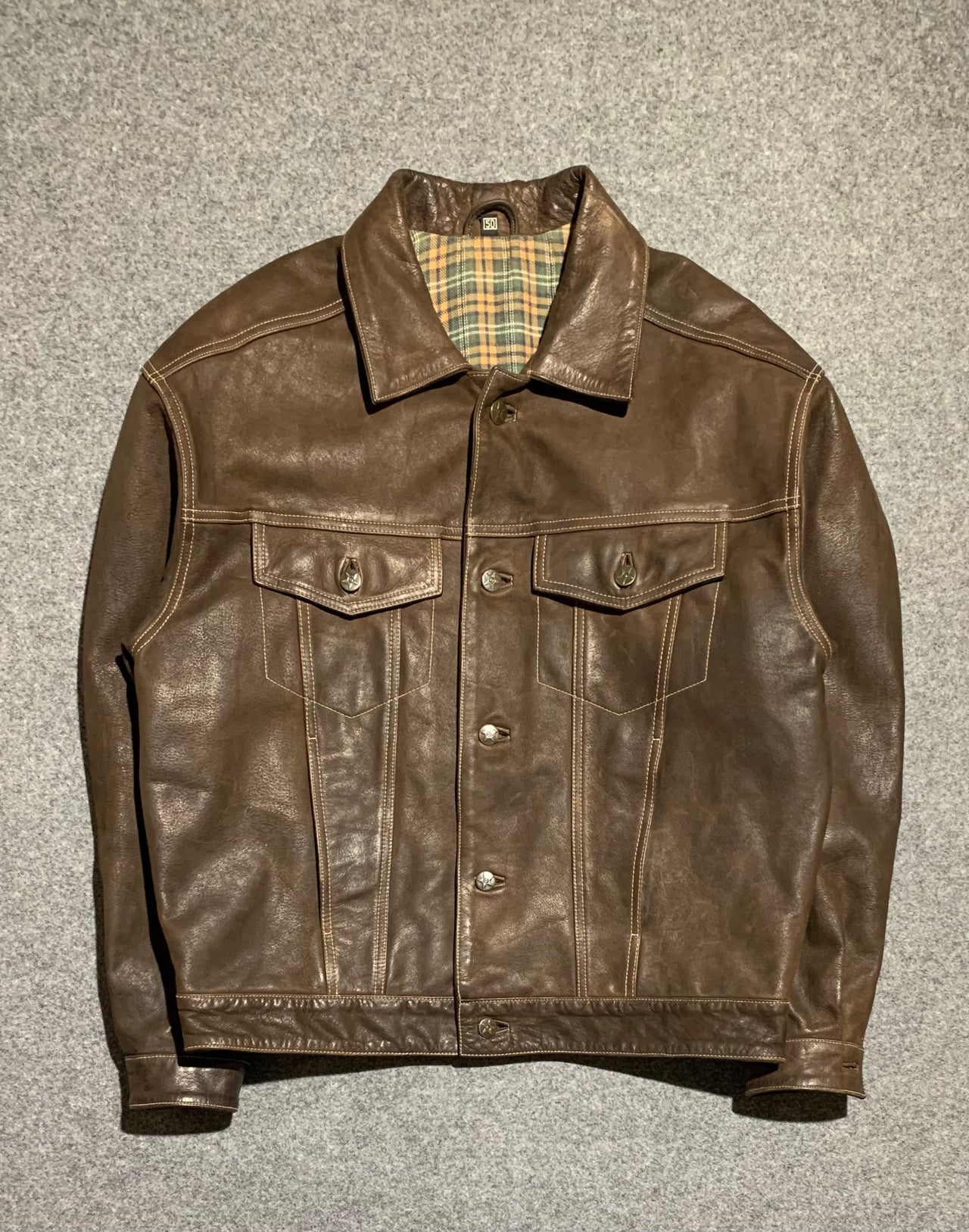 Vintage Leather Brown jacket