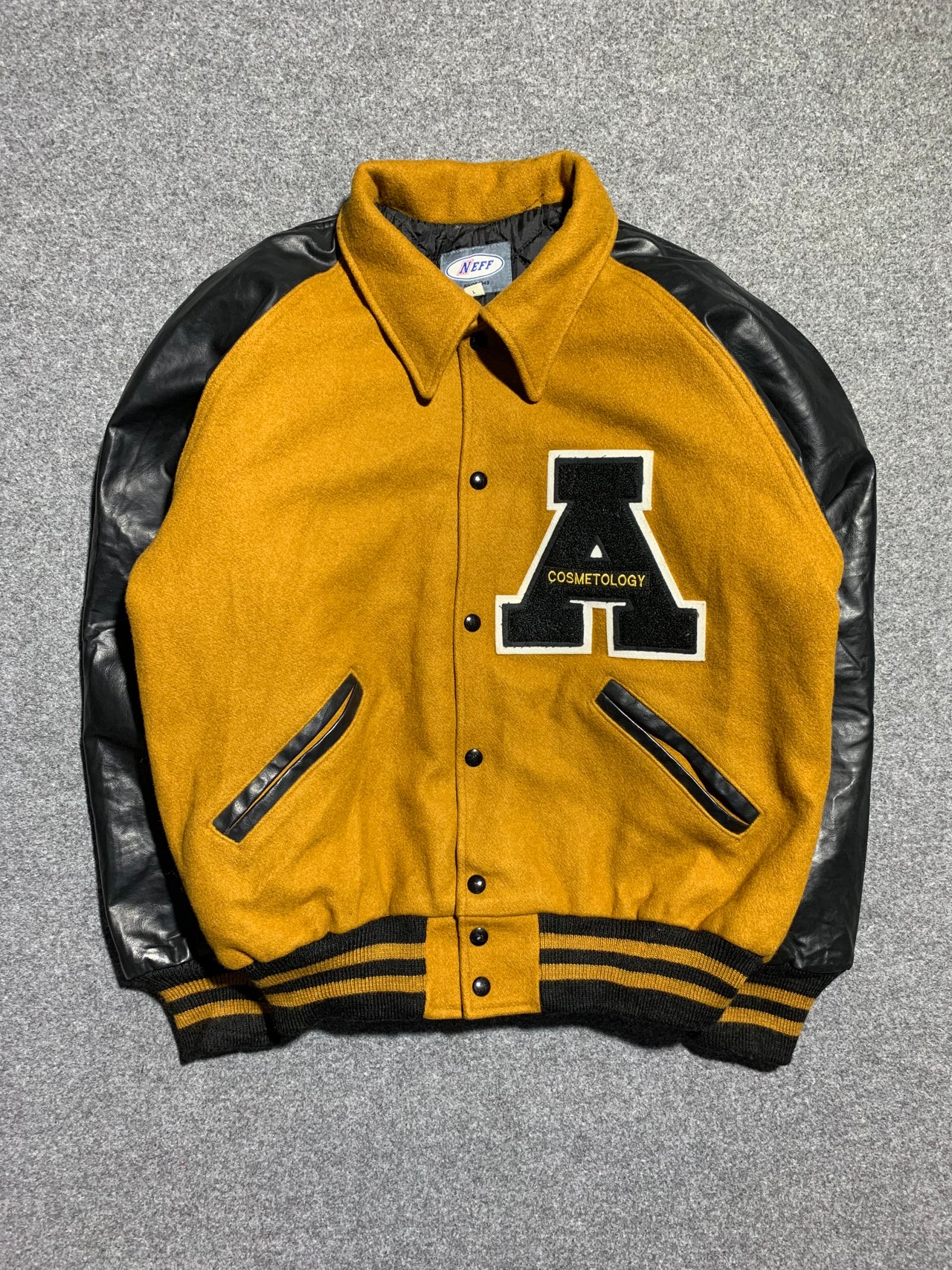 90s Neff Varsity Jacket Made in USA (L)