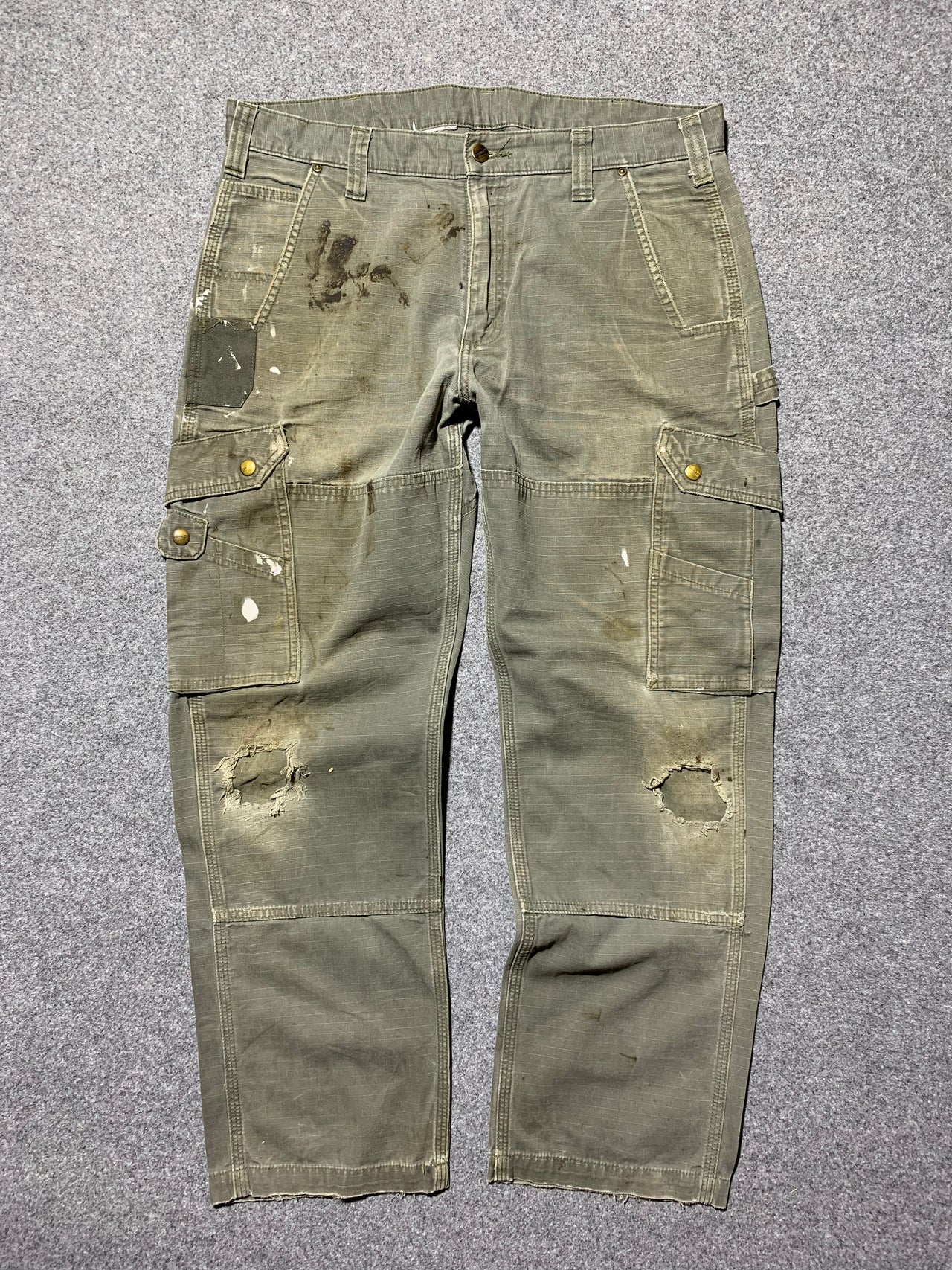 90s Carhartt Double Knee Cargo 34/32
