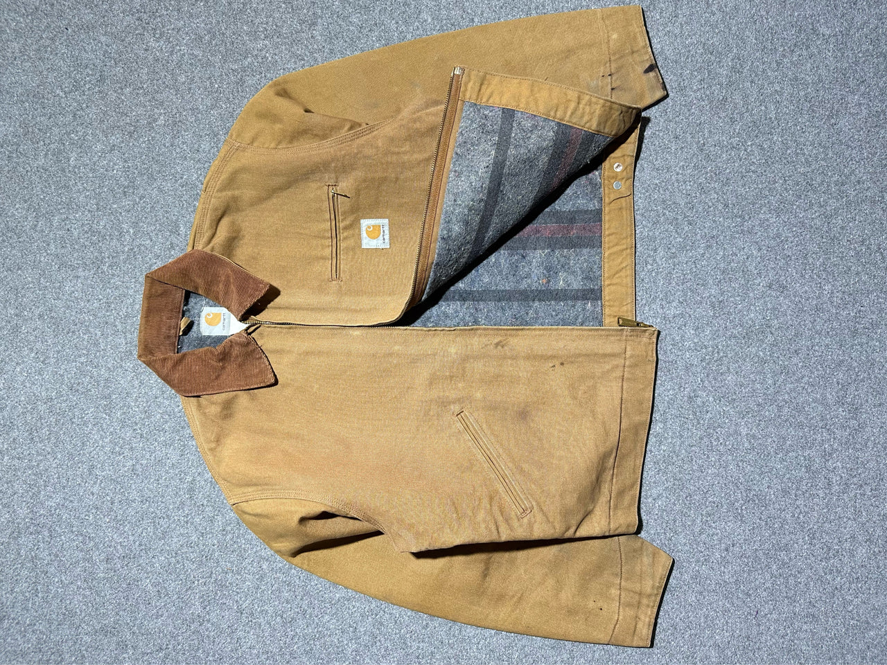 90s Carhartt Detroit iacket Made in USA (M)