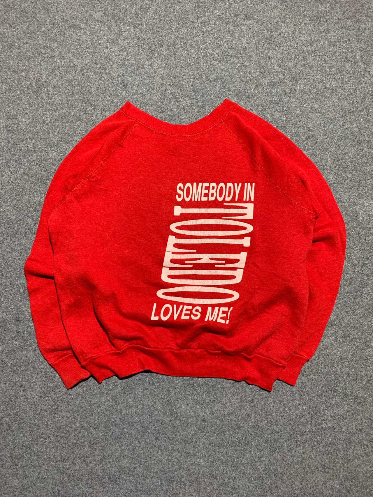 Red Made in USA Crewneck from 1980