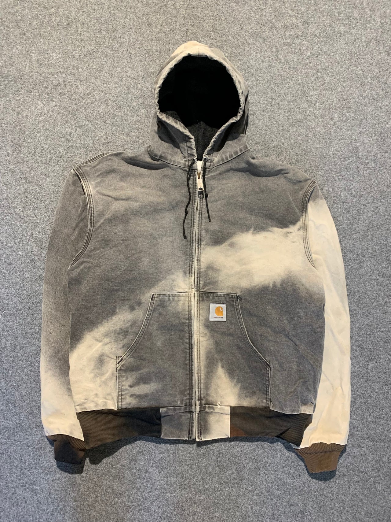 CARHARTT TIE-DIE ACTIVE FADED JACKET MADE IN USA