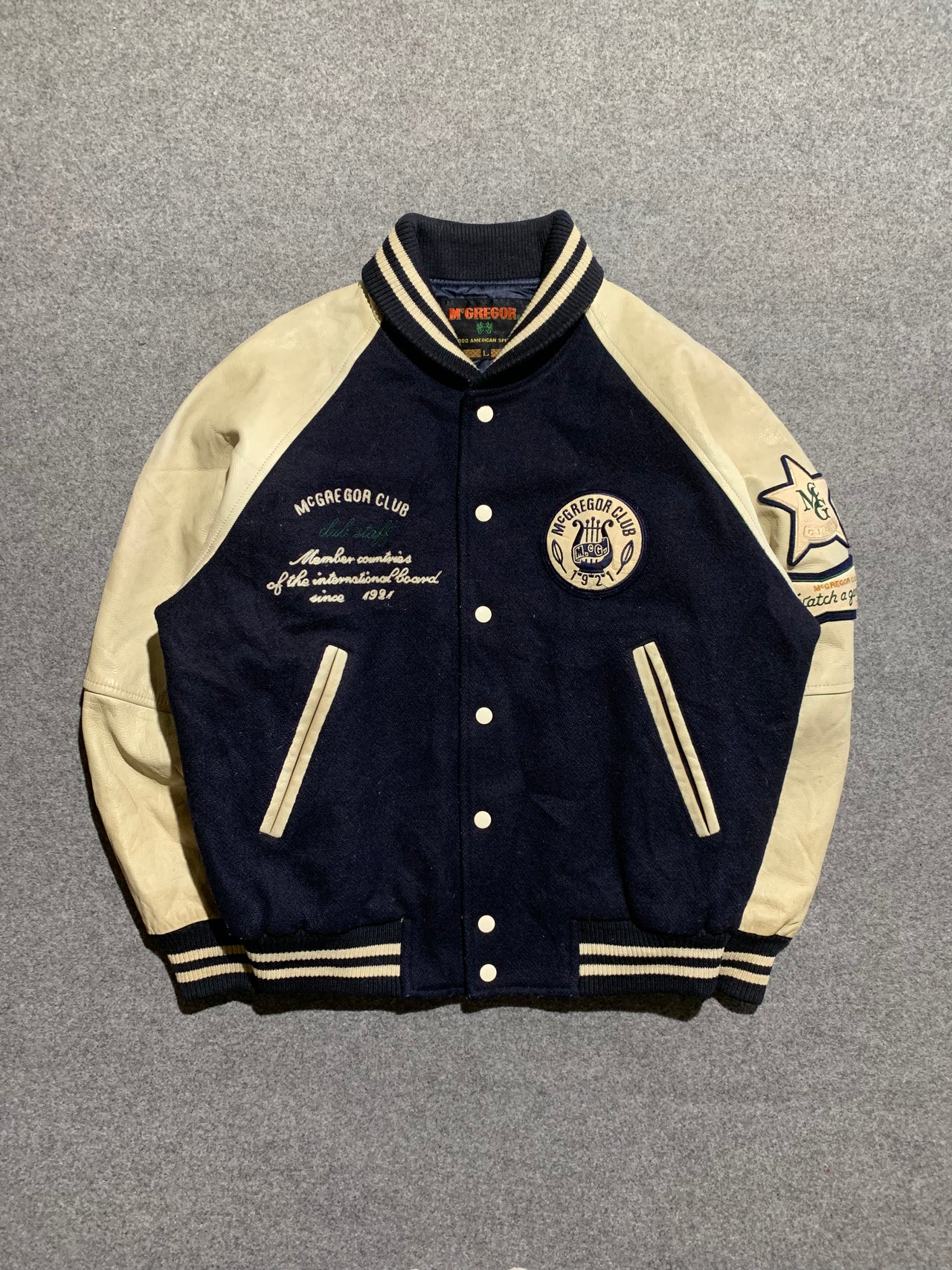 “McGregor club 1921” varsity jacket (M)