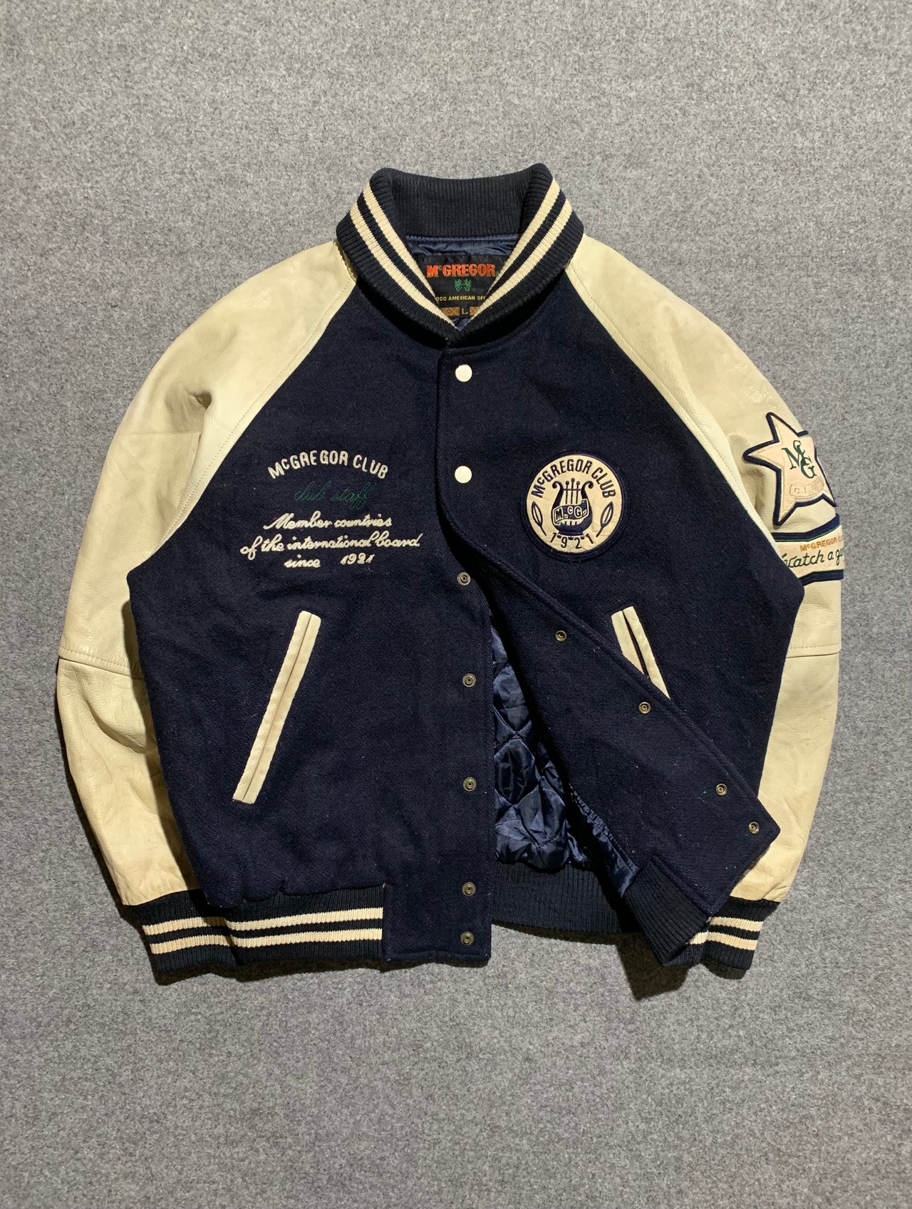 “McGregor club 1921” varsity jacket (M)