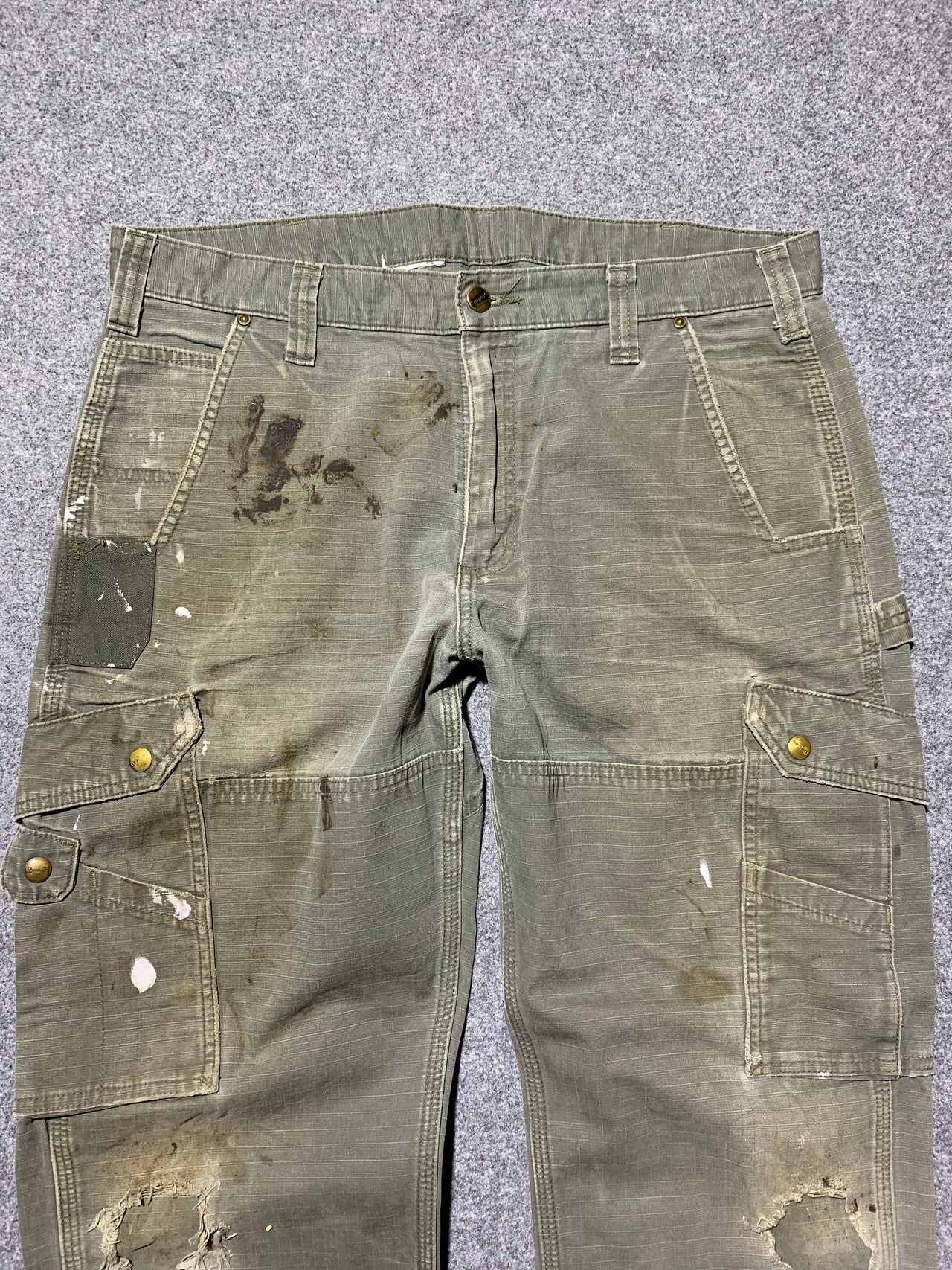 90s Carhartt Double Knee Cargo 34/32