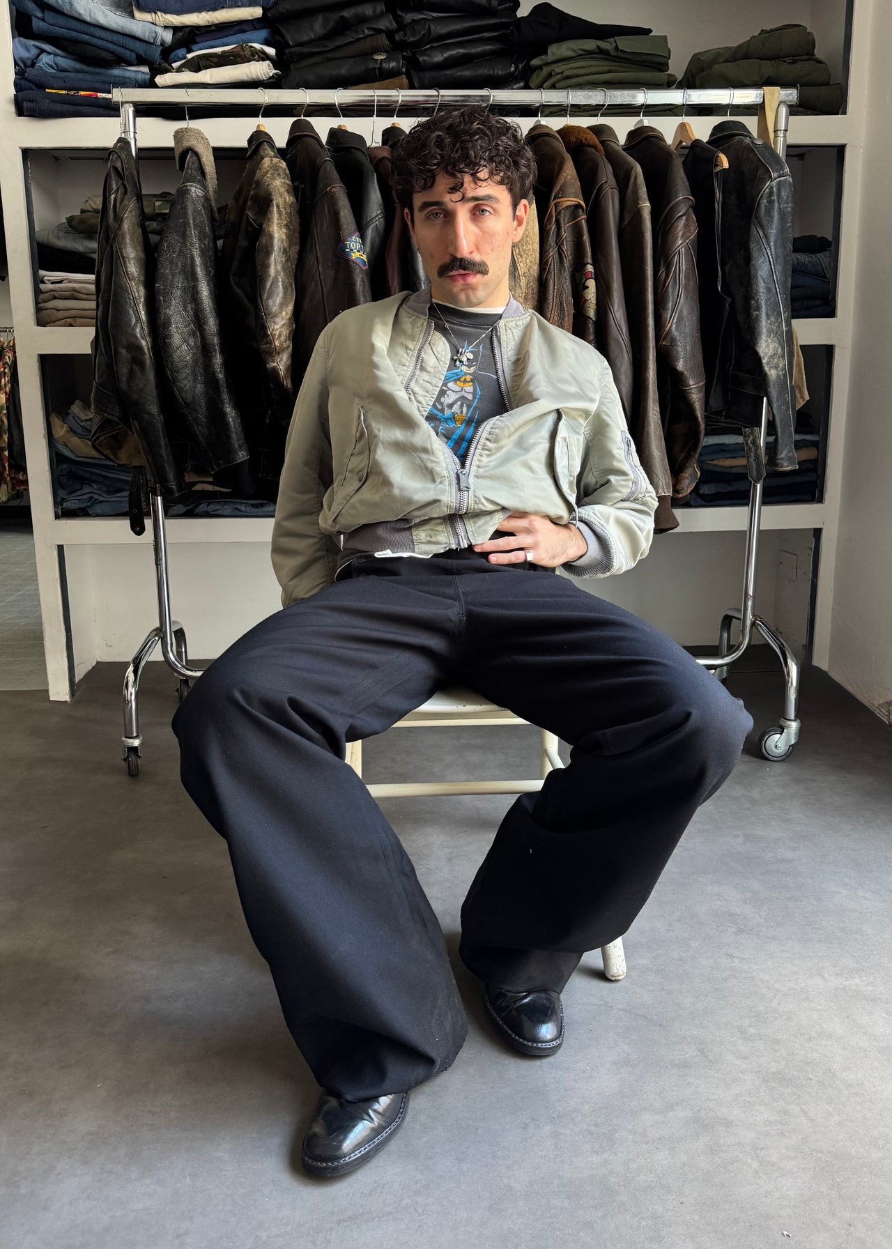 1990s US navy 13 buttons “crackerjacks” pant (L)