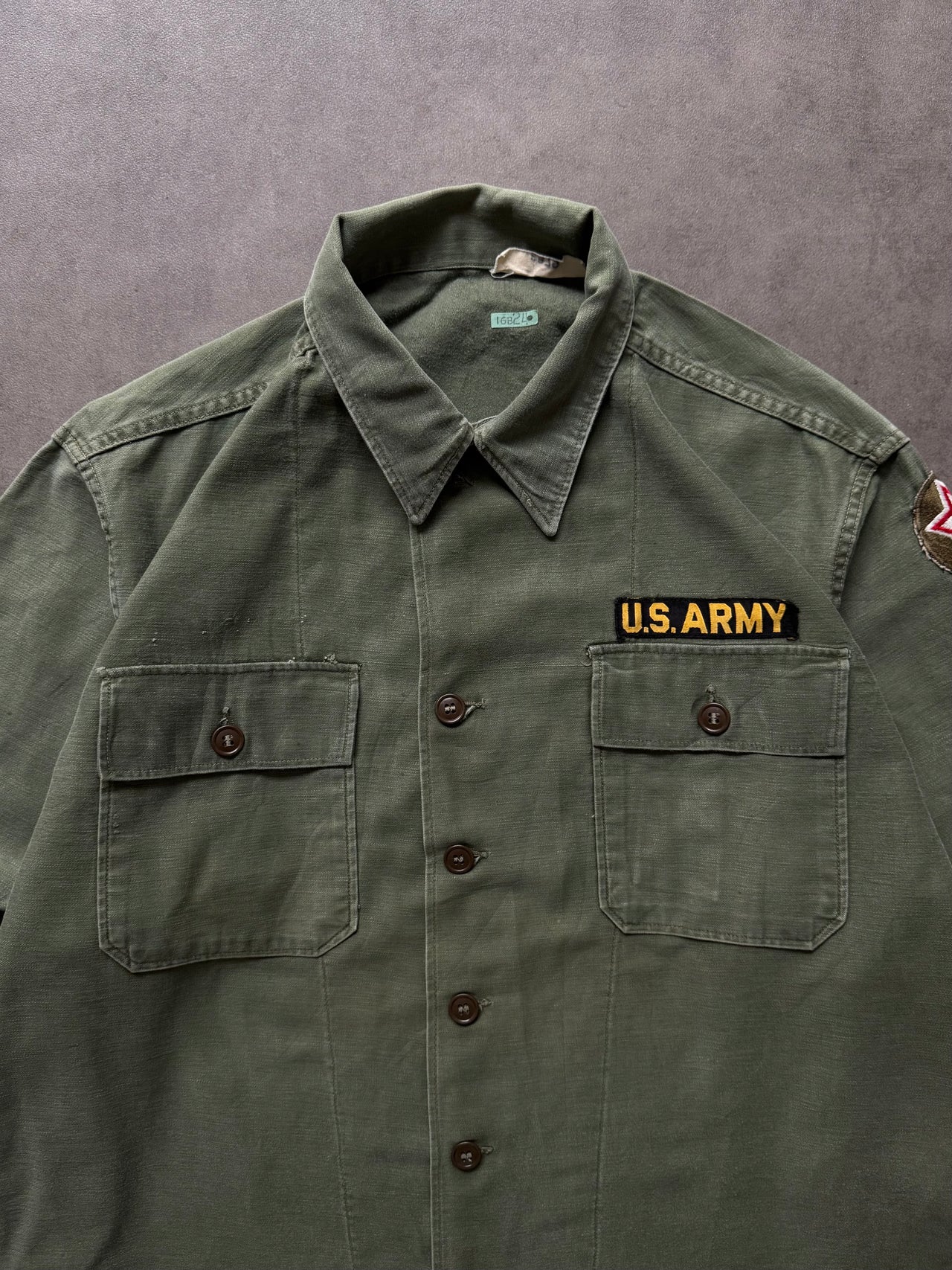 1960s OG-107 Vietnam era army Shirt (L)