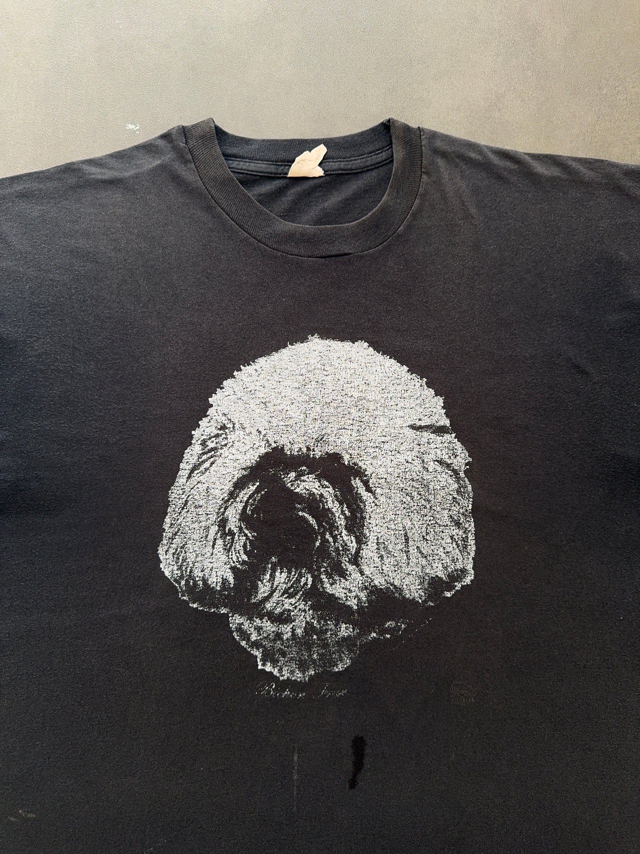 1990s poodle faded tee (XL)