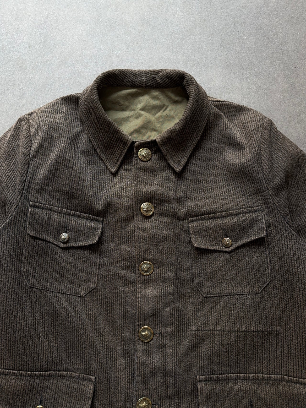 1950s faded Corduroy Hunting Jacket (L)