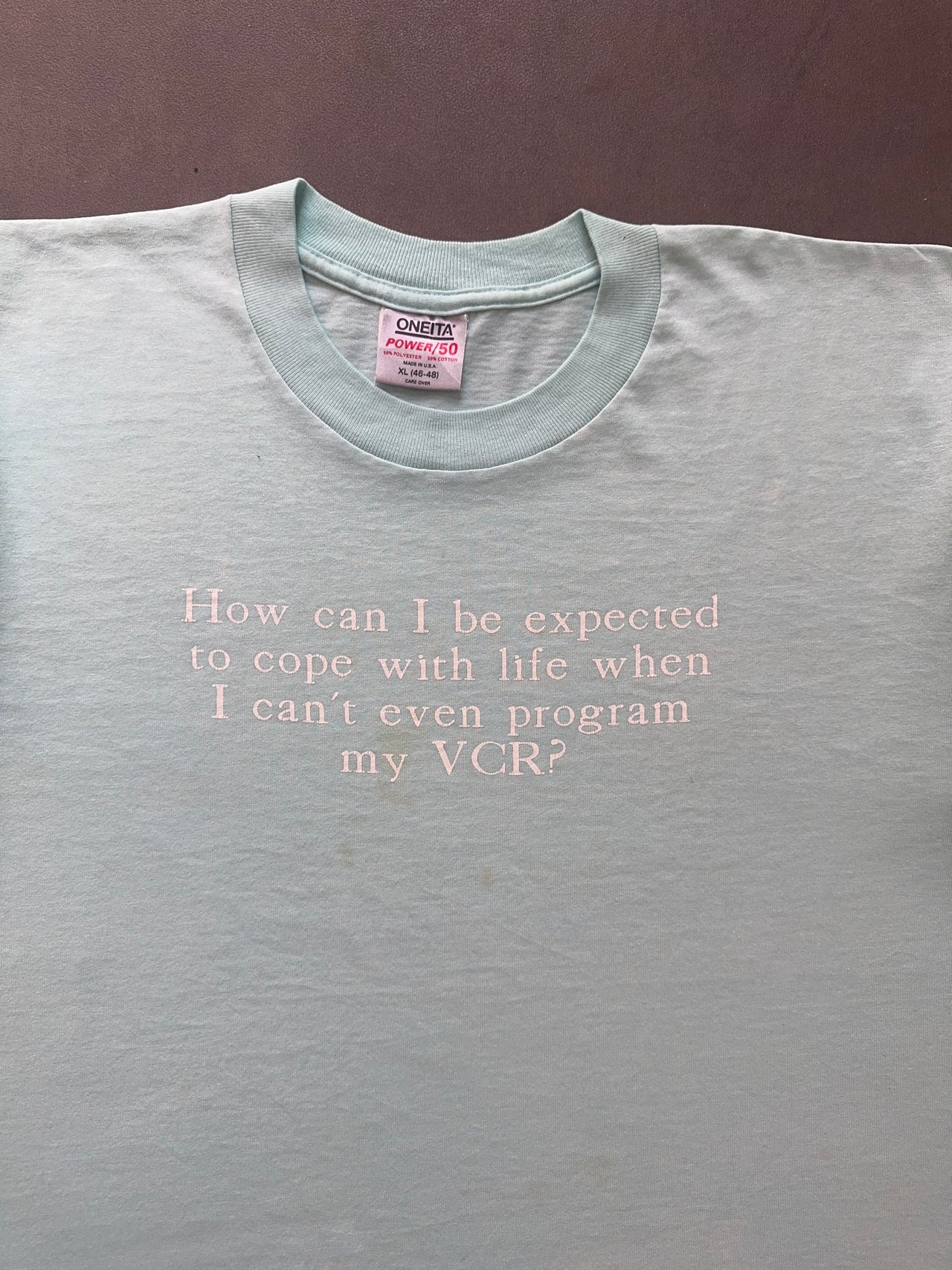 1990s VCR tee (XL)