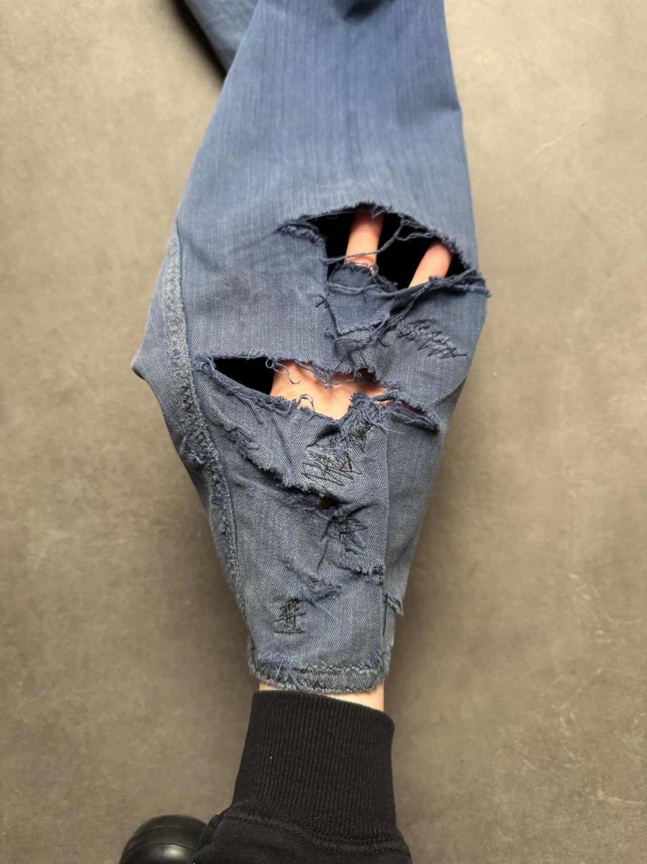 1960S FRENCH WORK SHIRT (L)