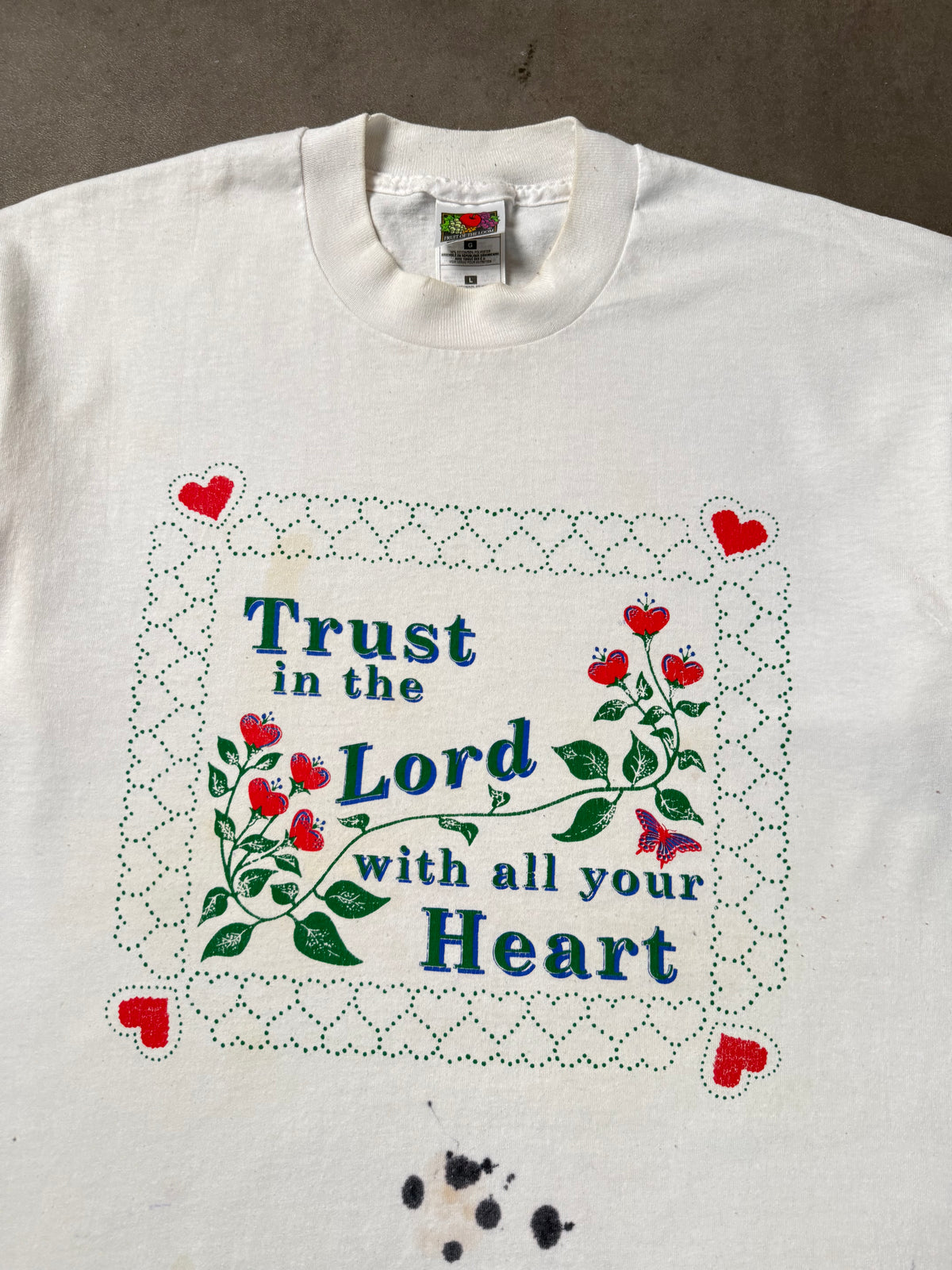1990s Trust in The Lord tee (L)