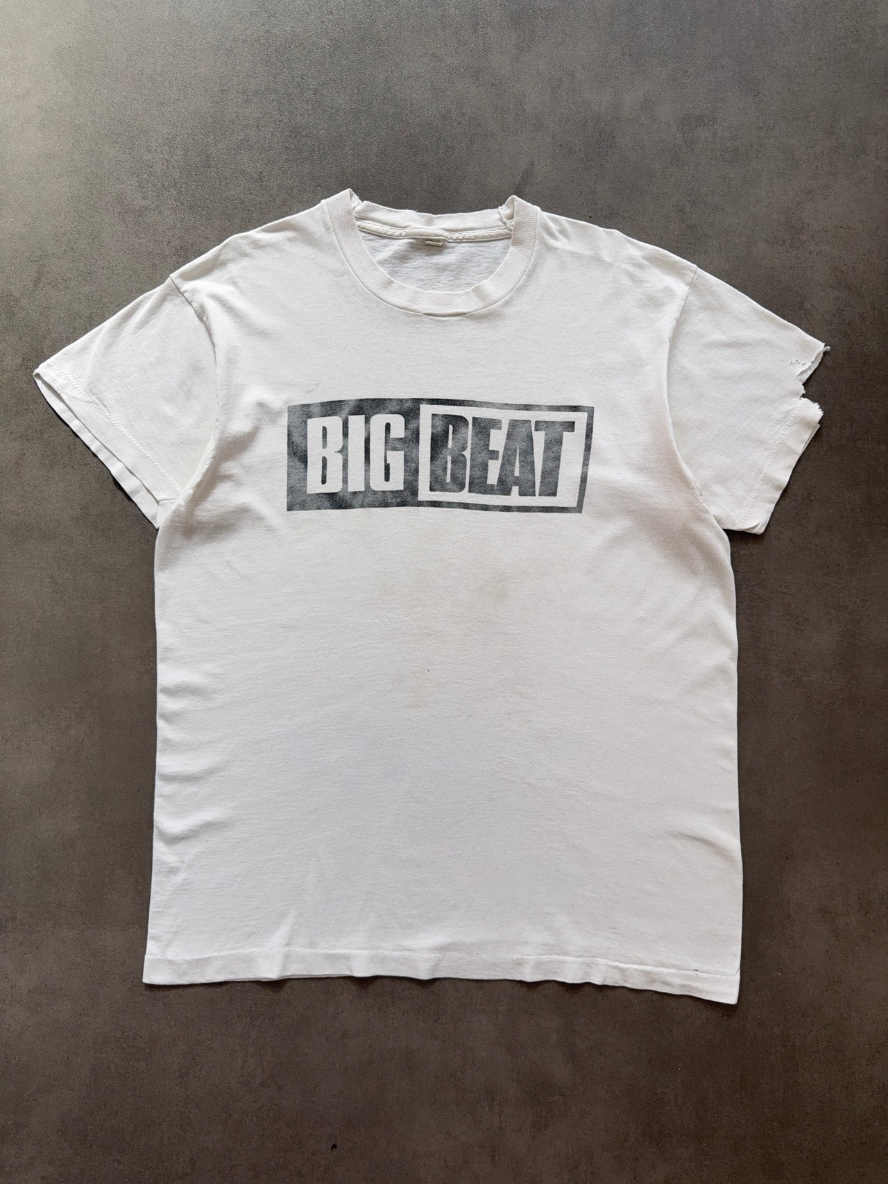 1980s faded Big Beat Records tee (L)