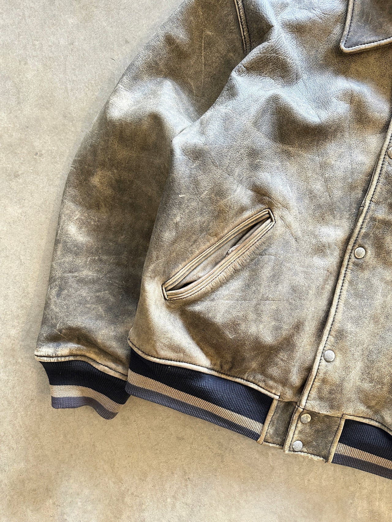 1990s Diesel leather Jacket (XL)