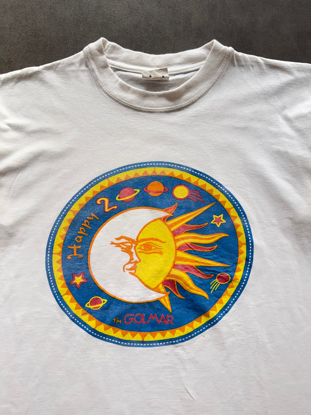 Happy 2000 sun moon tee (L)