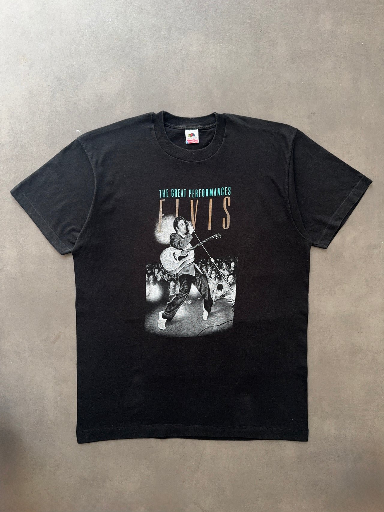 1990s Elvis faded tee (XL)