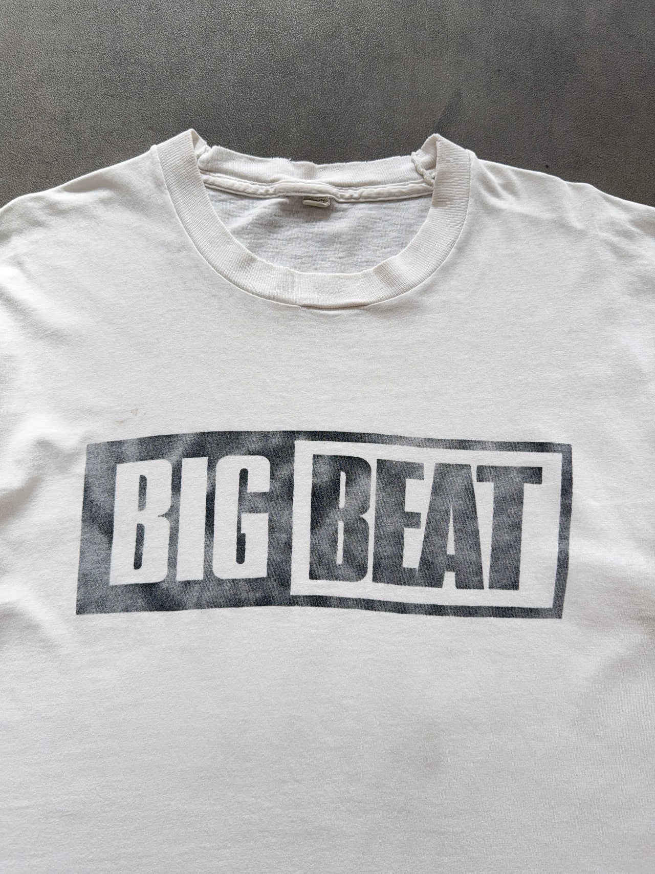 1980s faded Big Beat Records tee (L)